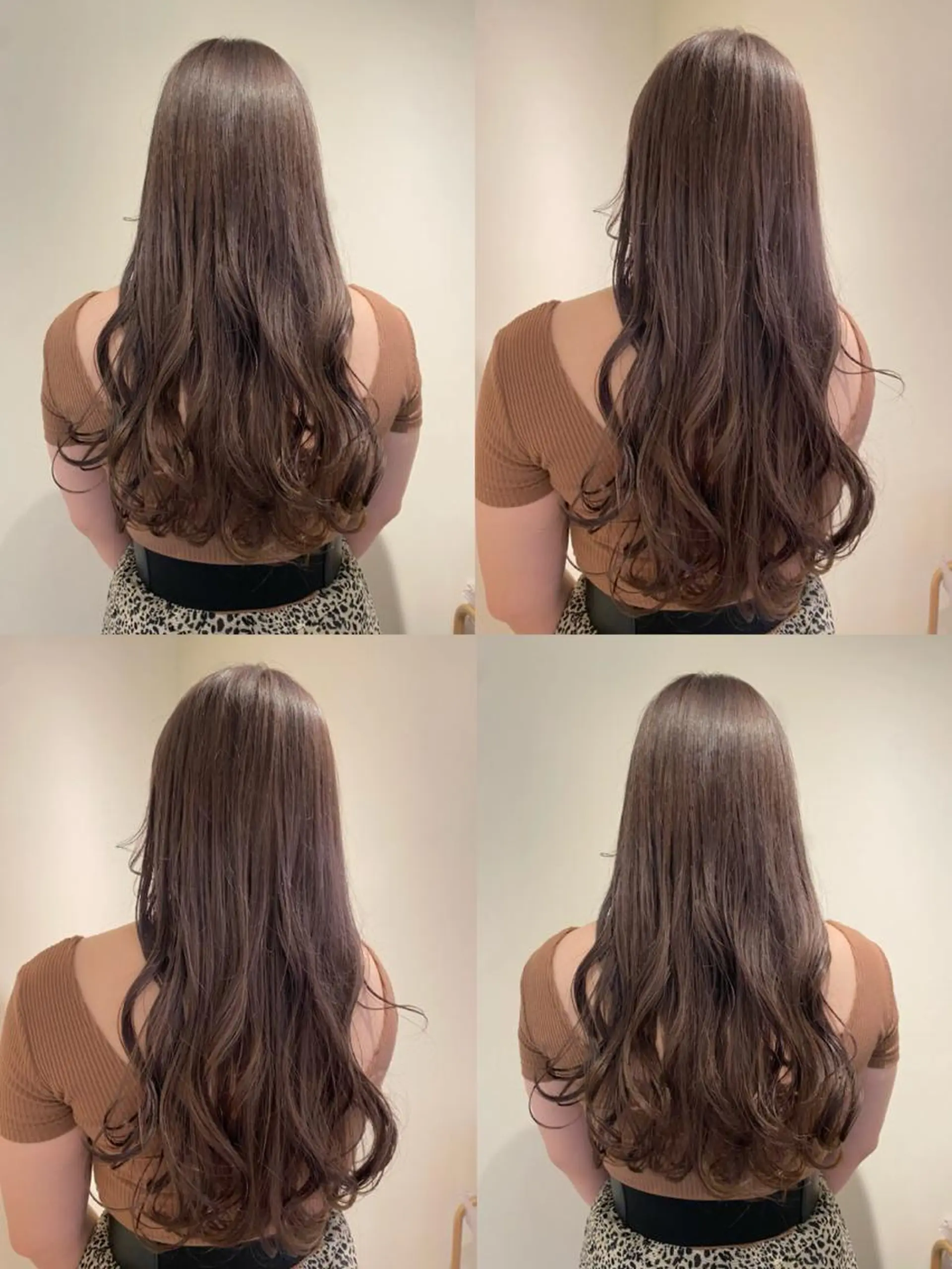 ロング 金島 青のヘアスタイル