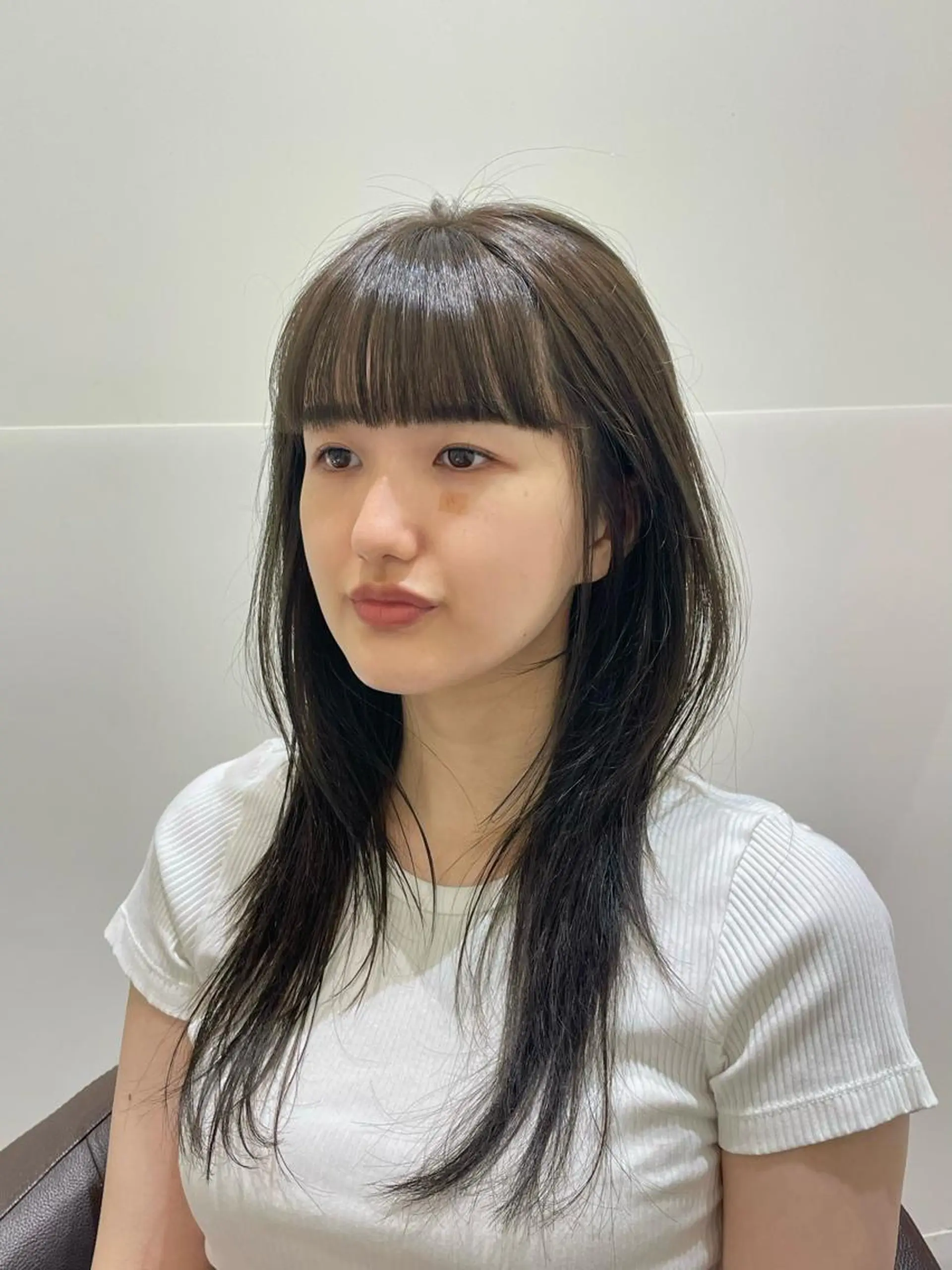 ロング ハイレイヤー 韓国風ヘア レイヤーカット カット ヘアカラー トリートメント ❤︎︎韓国ヘア❤︎︎ 𝑺𝒉𝒊𝒉𝒐のヘアスタイル