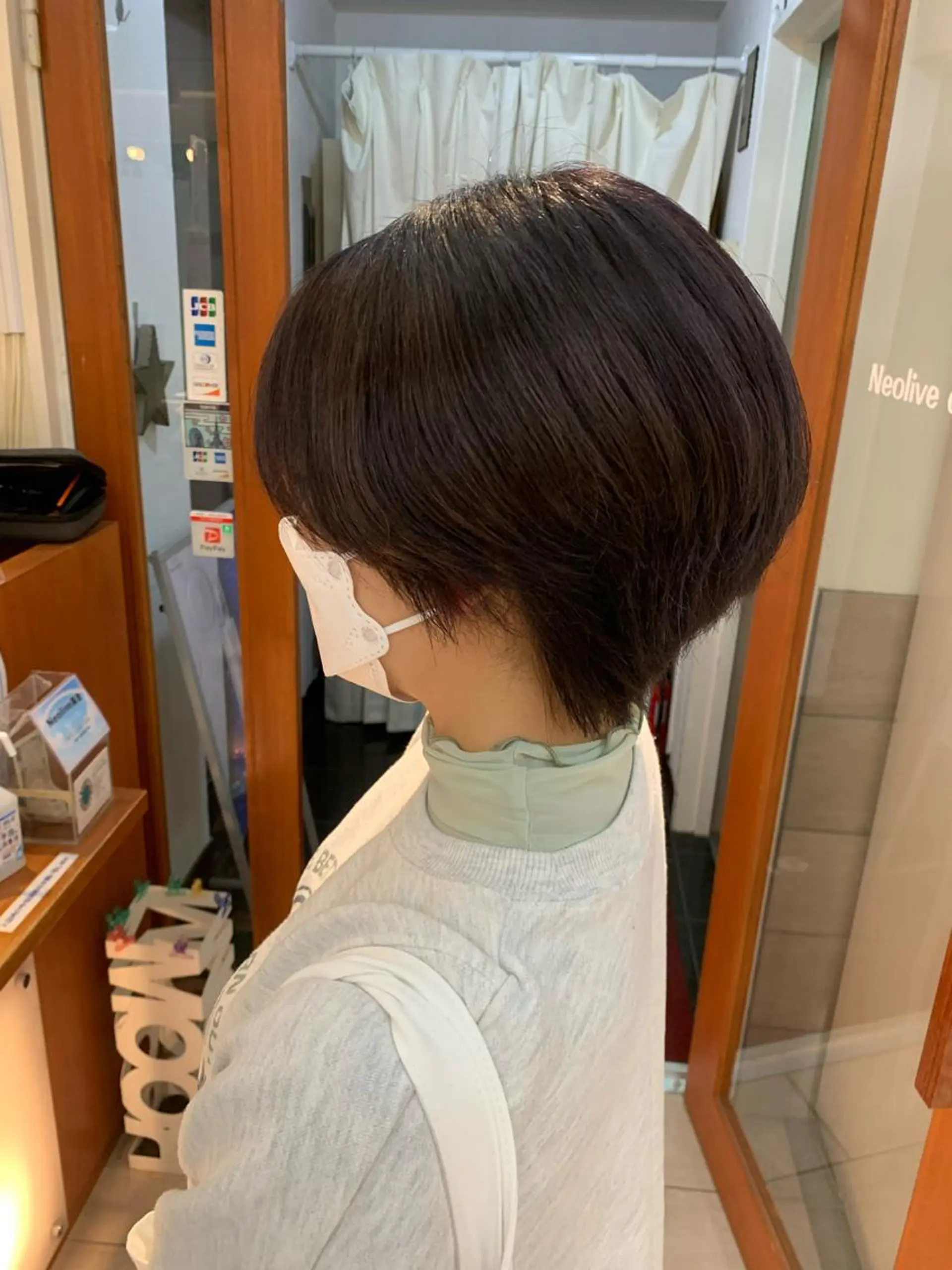 ショート カラー 縮毛矯正・透明感 カラー💙acoのヘアスタイル