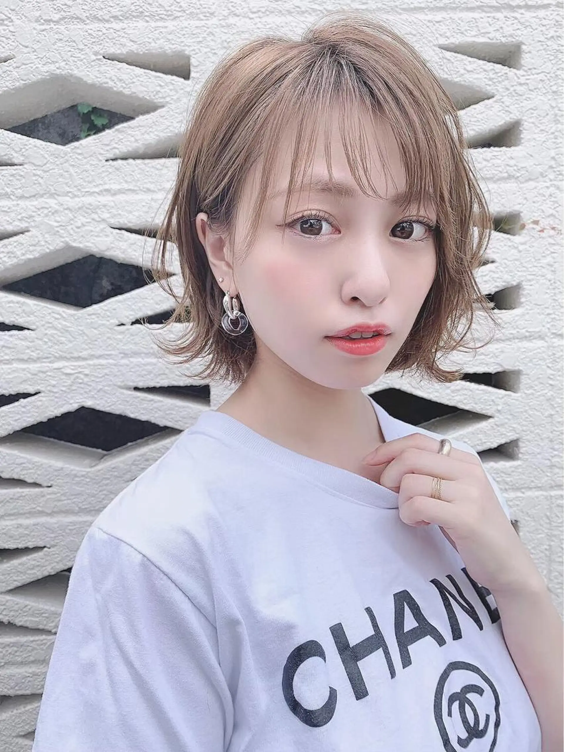 ミディアム カラー RYO SUKEのヘアスタイル