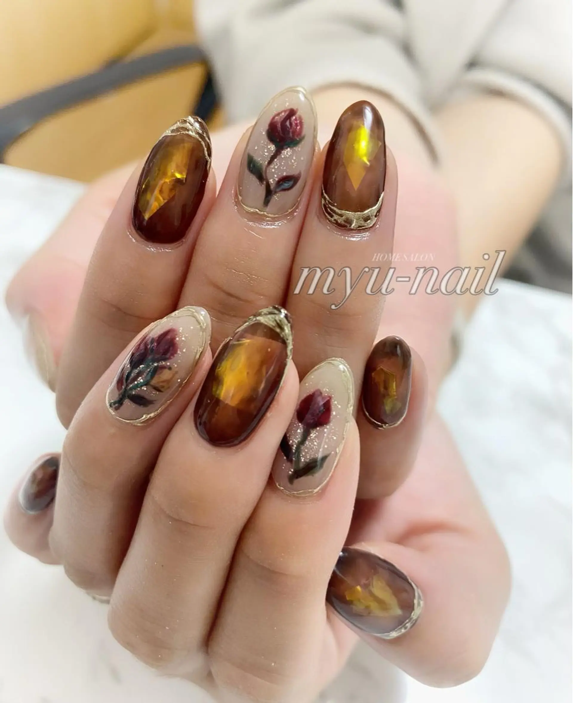 ネイル ホームサロン myu-nailのネイルデザイン