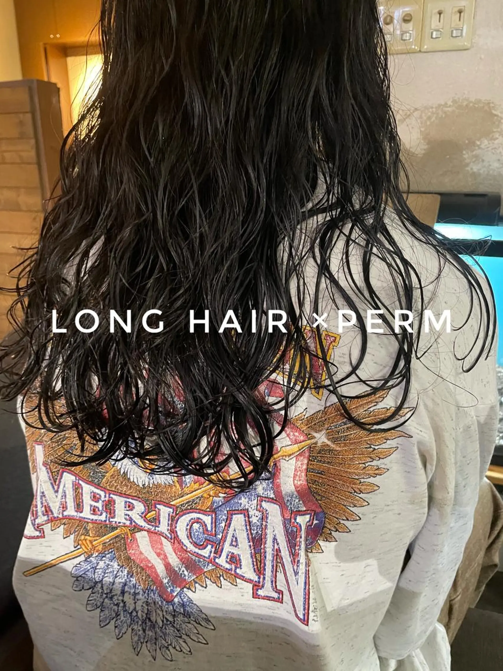 ロング カラー パーマ ヘアアレンジ キッズ オトナヘア🌸 harukaのヘアスタイル