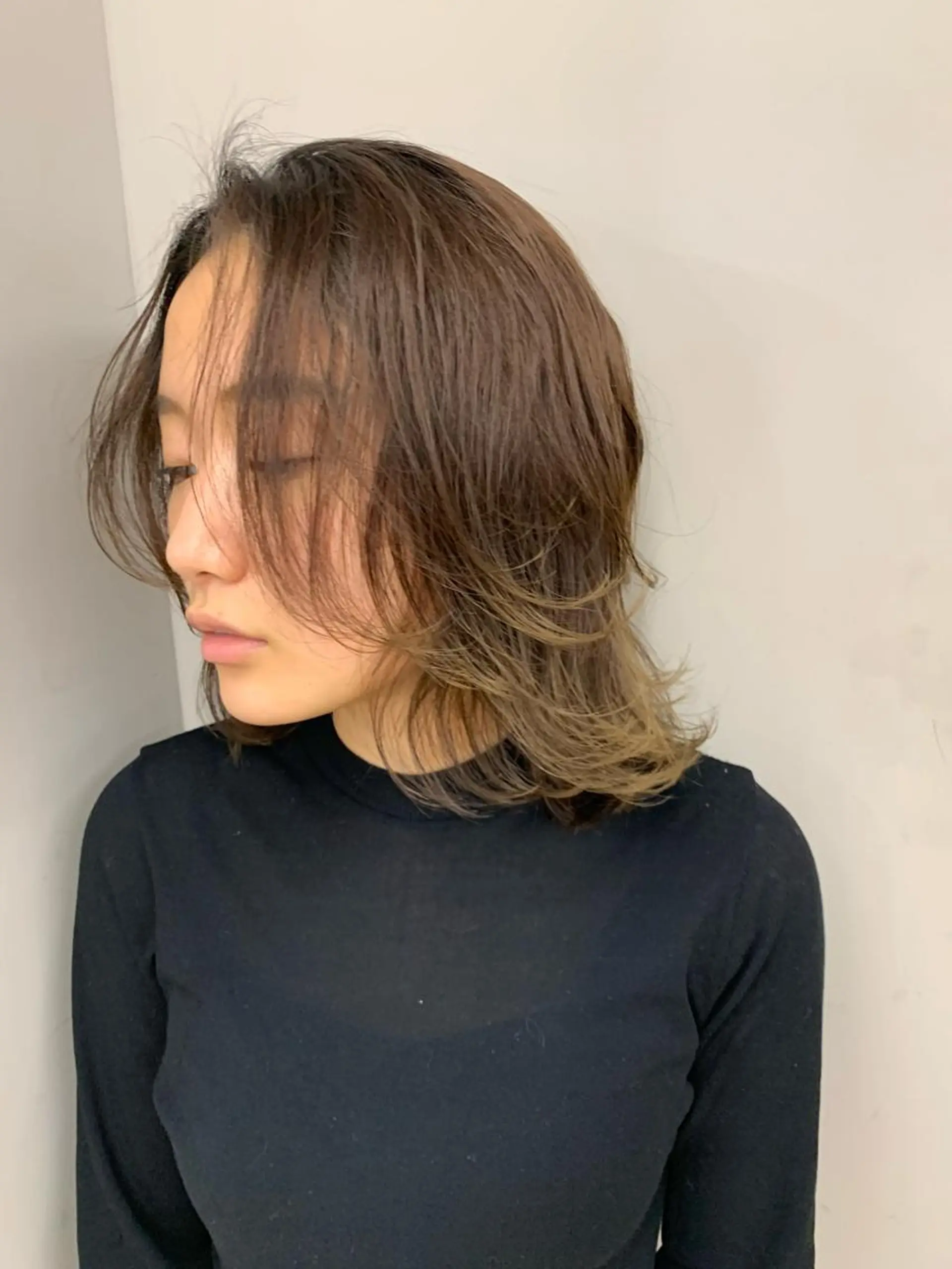 ミディアム カット パーマ/レイヤー/ ボブ/豊浦翔太のヘアスタイル