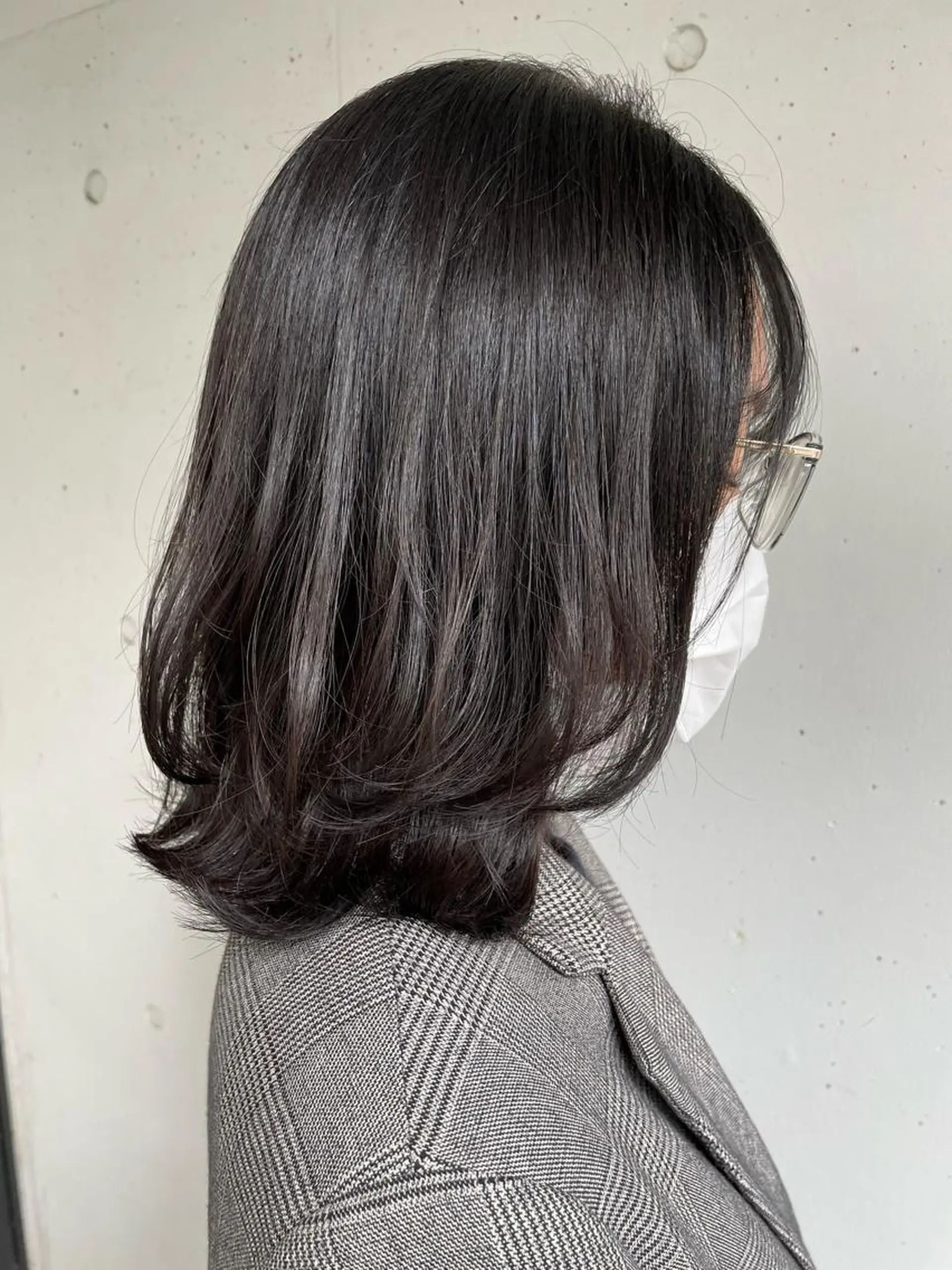 ミディアム レイヤーカット 外ハネヘア yuko🌷マツパ/ パリジェンヌのマツエク・マツパデザイン