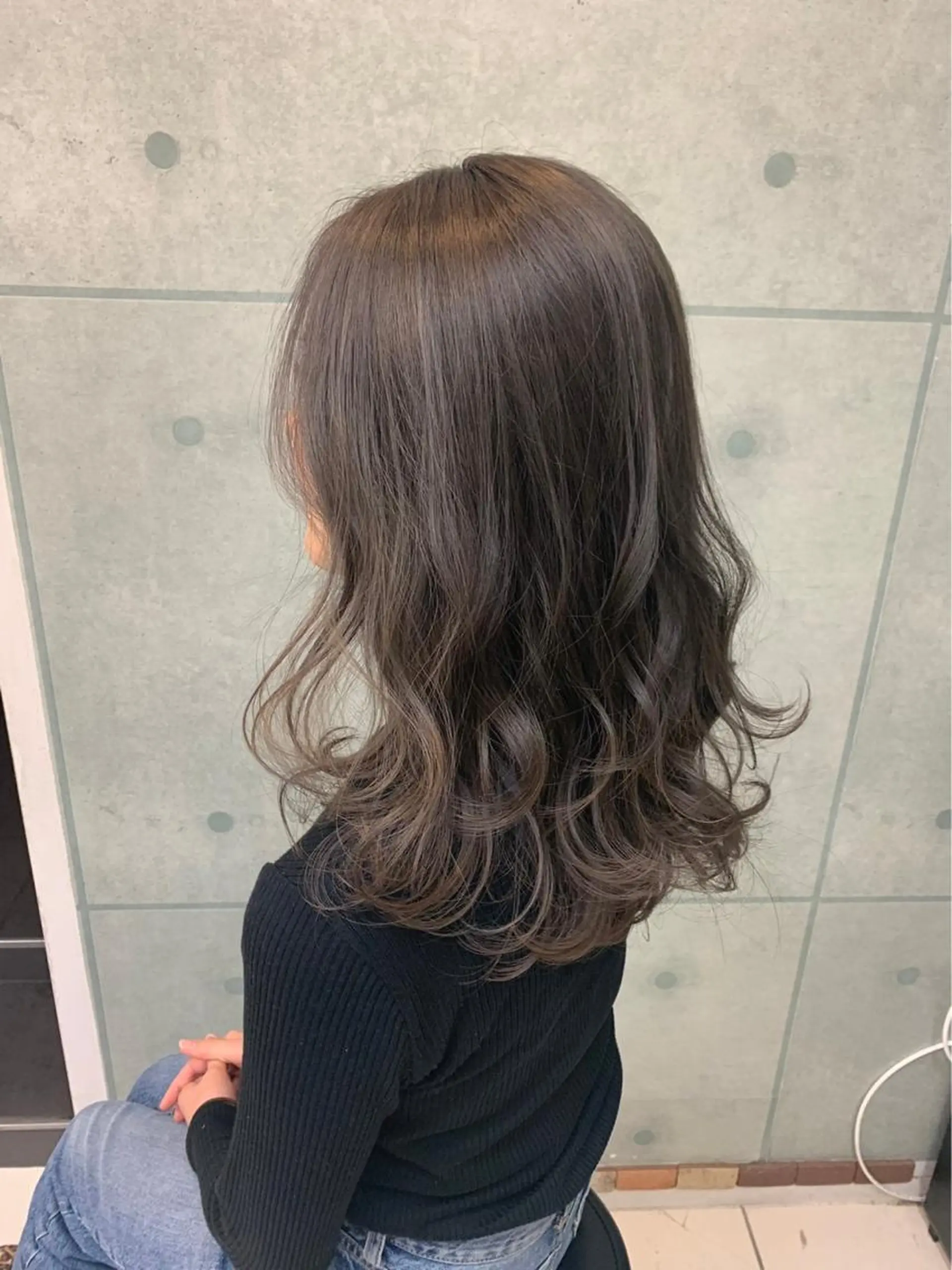 カラー ブリーチなし 暖色カラー/井上あいのヘアスタイル