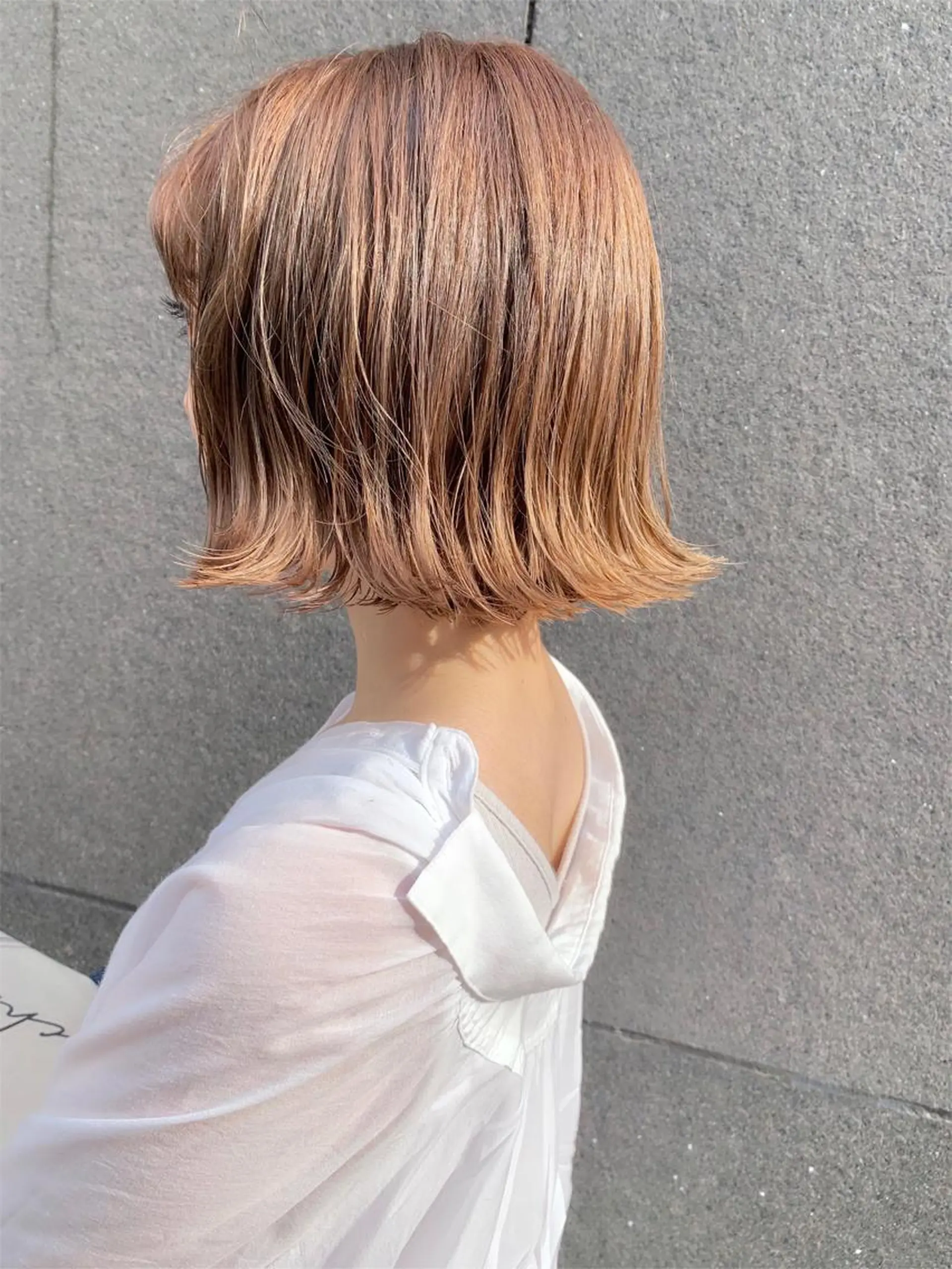 ショート カラー ベージュカラー ブリーチ tension 【テンション】のヘアスタイル