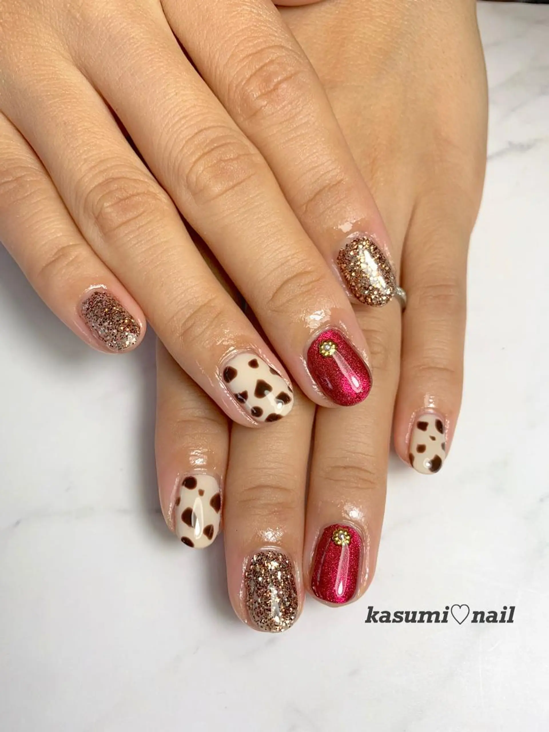 ネイル アートネイル フットネイル ジェルネイル KASUMI♡ Nailのネイルデザイン