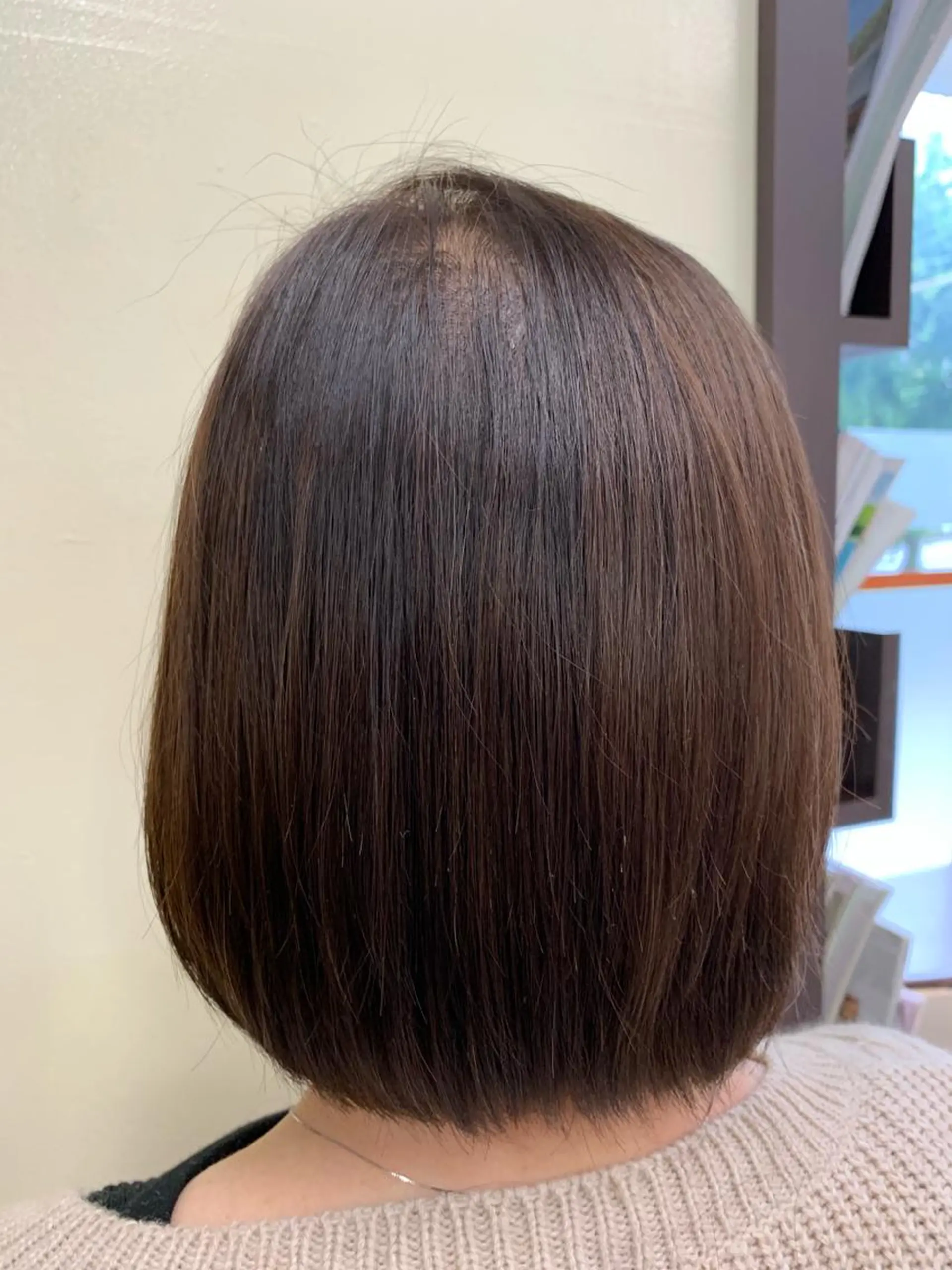 ミディアム パーマ ブリーチでもできる 縮毛矯正相原慎🌈のヘアスタイル