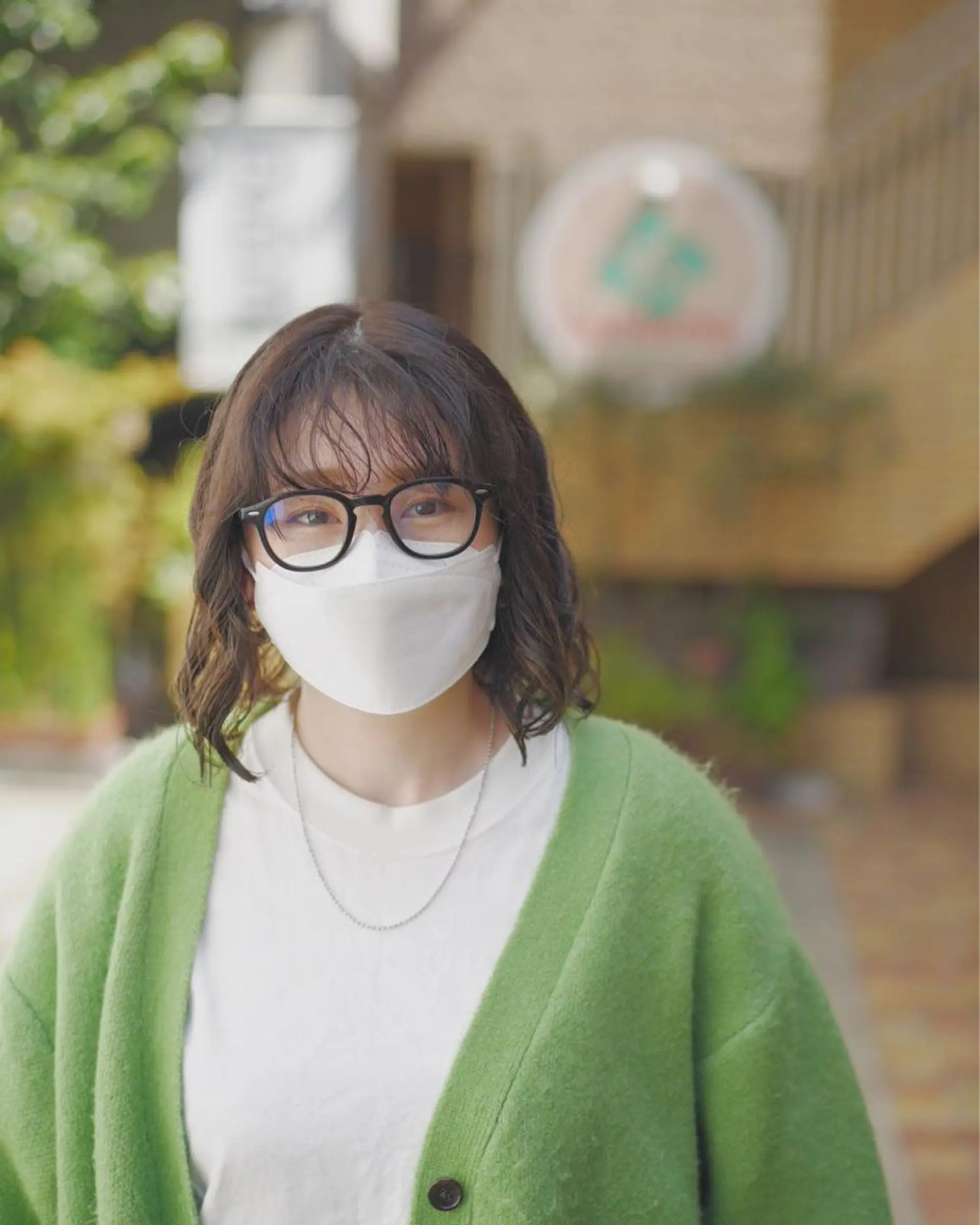 ミディアム カラー パーマ ボブパーマコテ巻き風 パーマNo1深江秀平のヘアスタイル