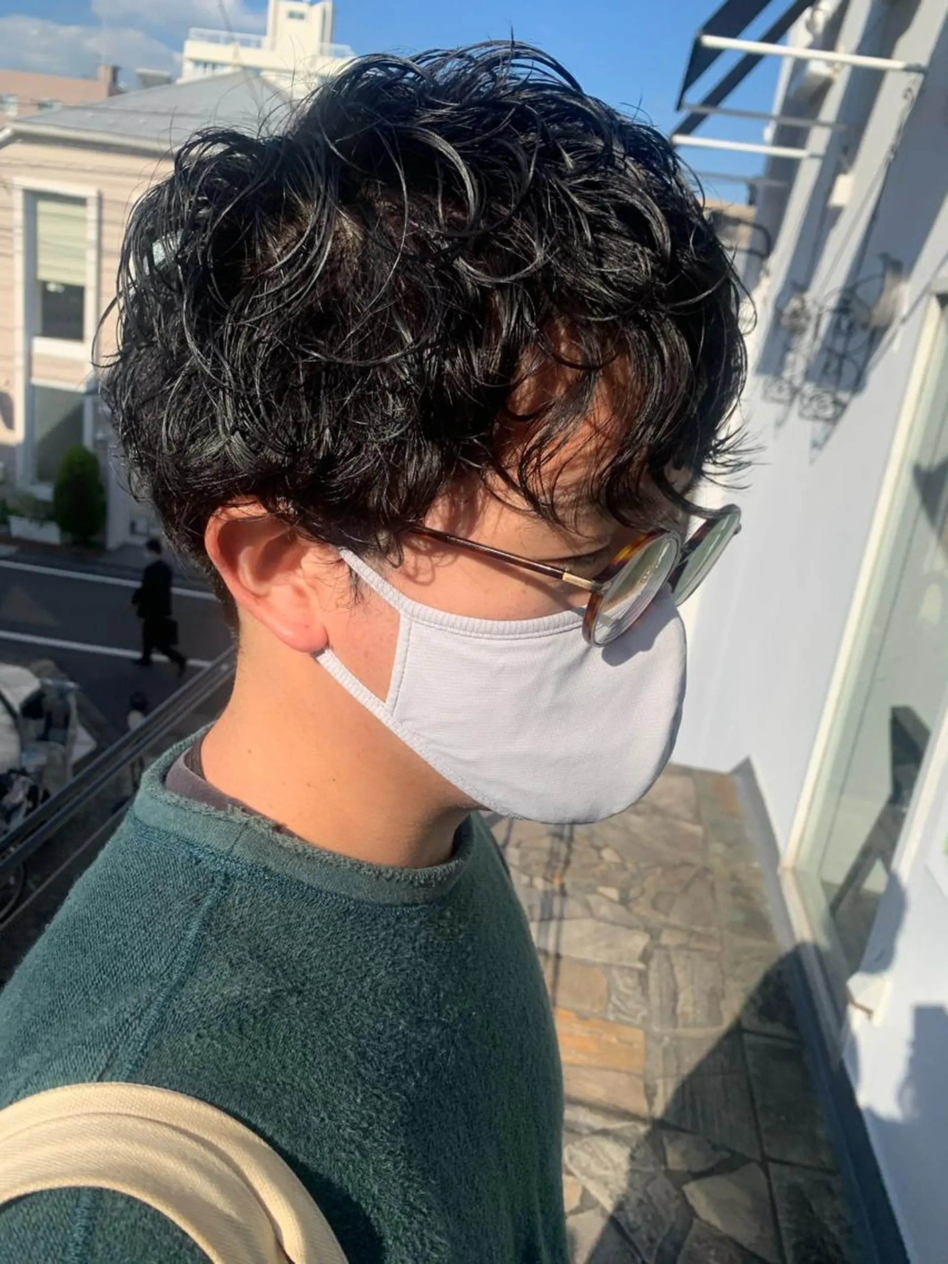 パーマ メンズ 平 ちひろのヘアスタイル