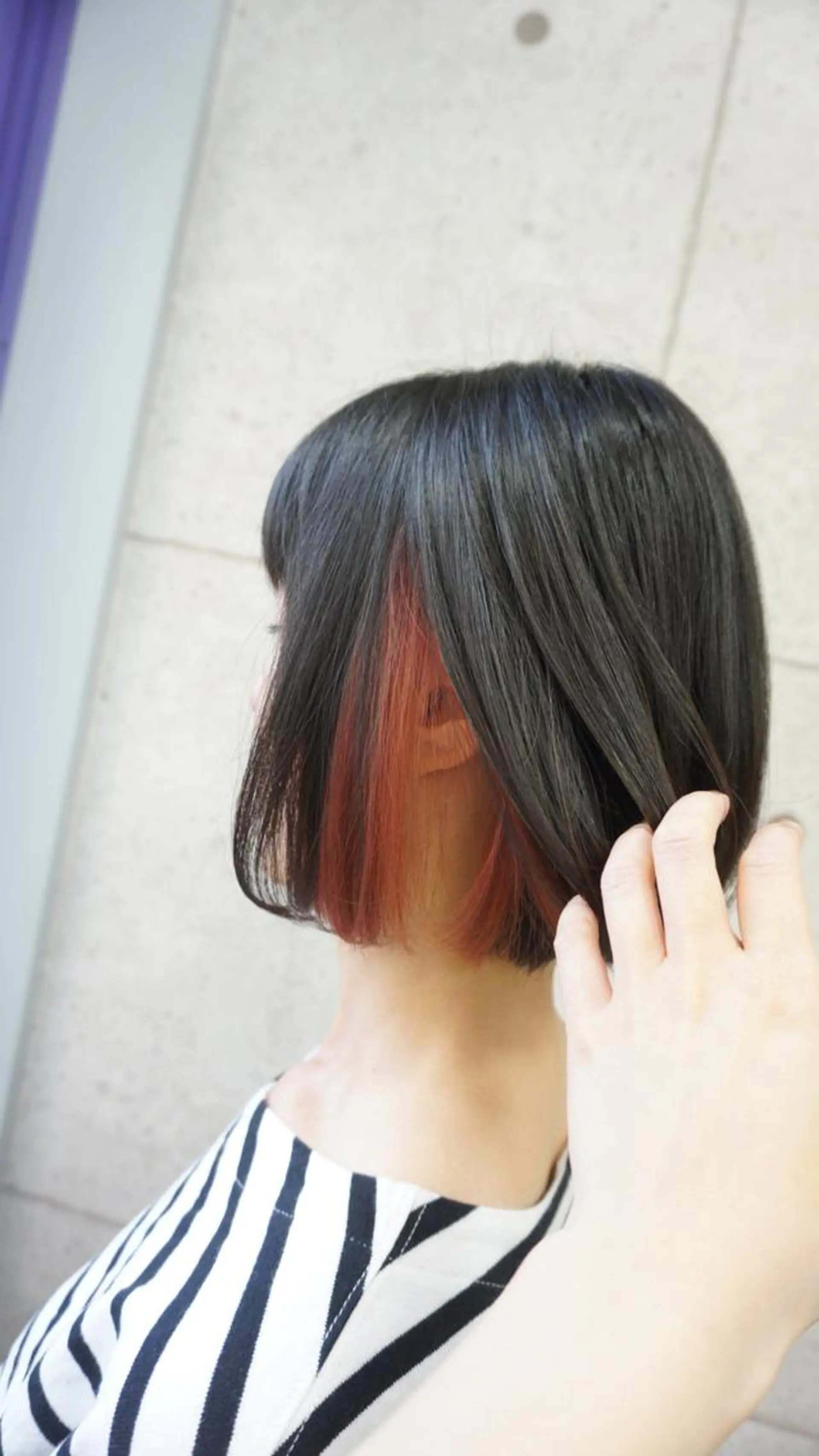 ミディアム カラー 羽田 hadaのヘアスタイル
