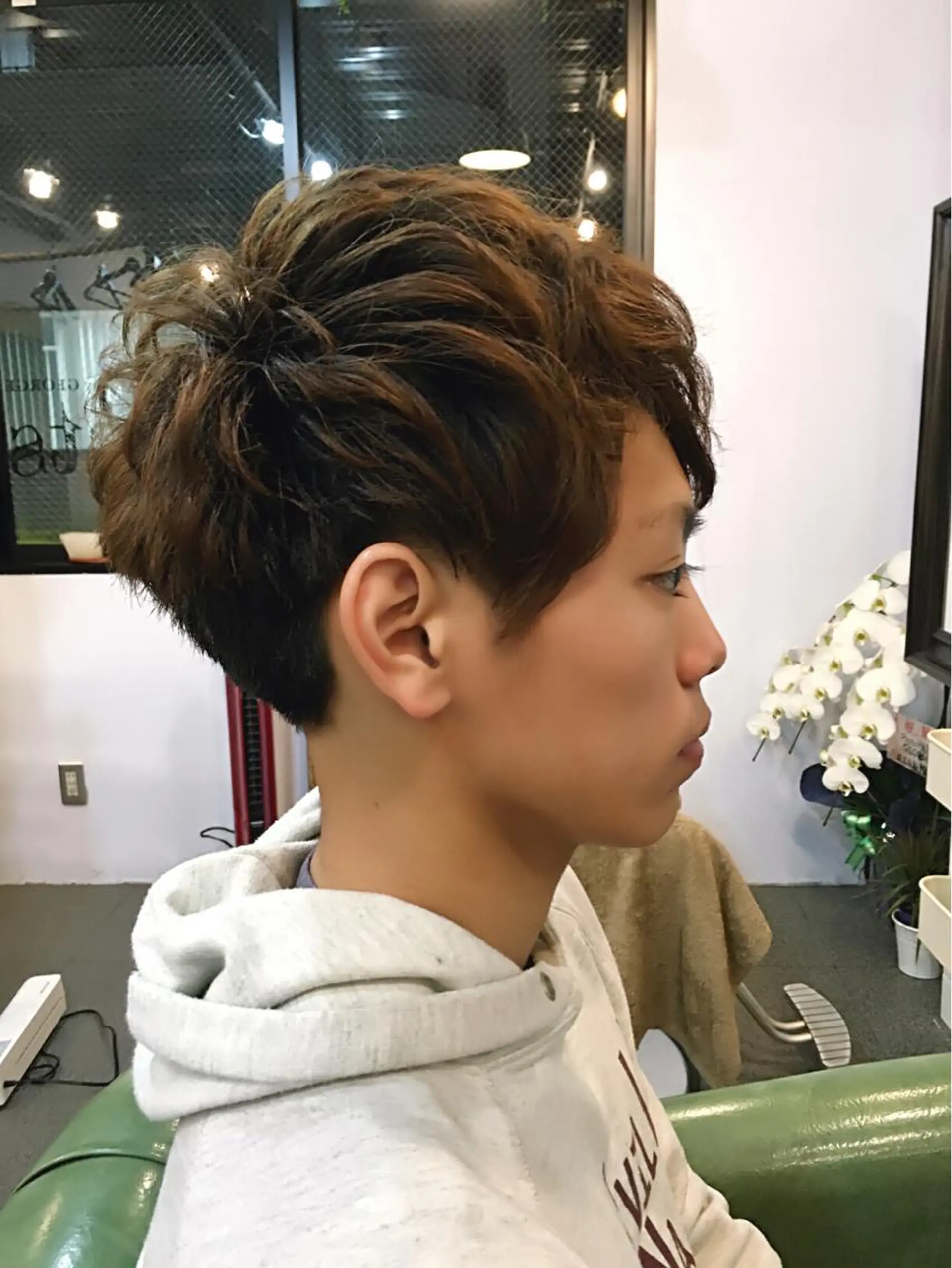 ショート パーマ メンズ ママ美容師🙆‍♀️ yukaのヘアスタイル