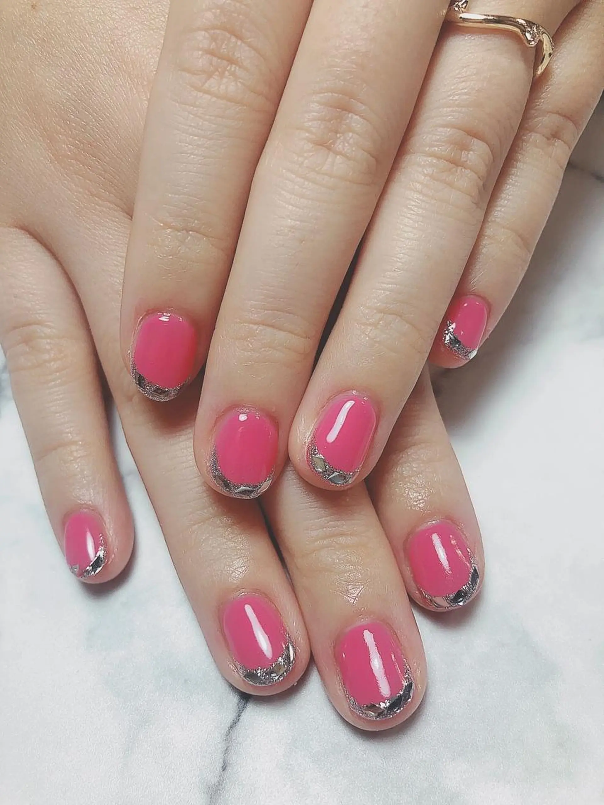 ネイル アートネイル ジェルネイル ニュアンスネイル パラジェル Nailist Honamiのネイルデザイン