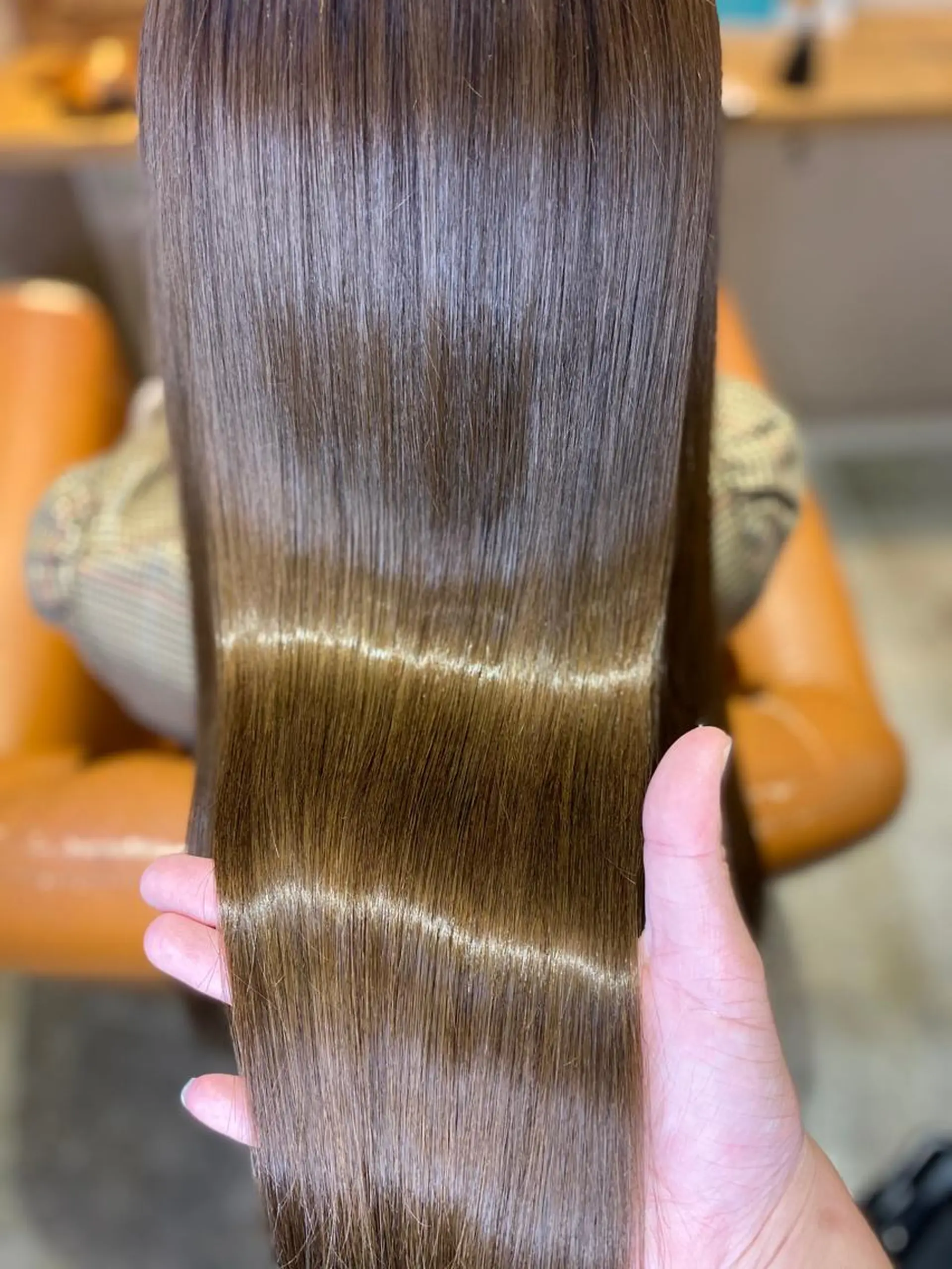 ロング カラー 髪質改善×矯正🫧 韓国ヘアasamiのヘアスタイル