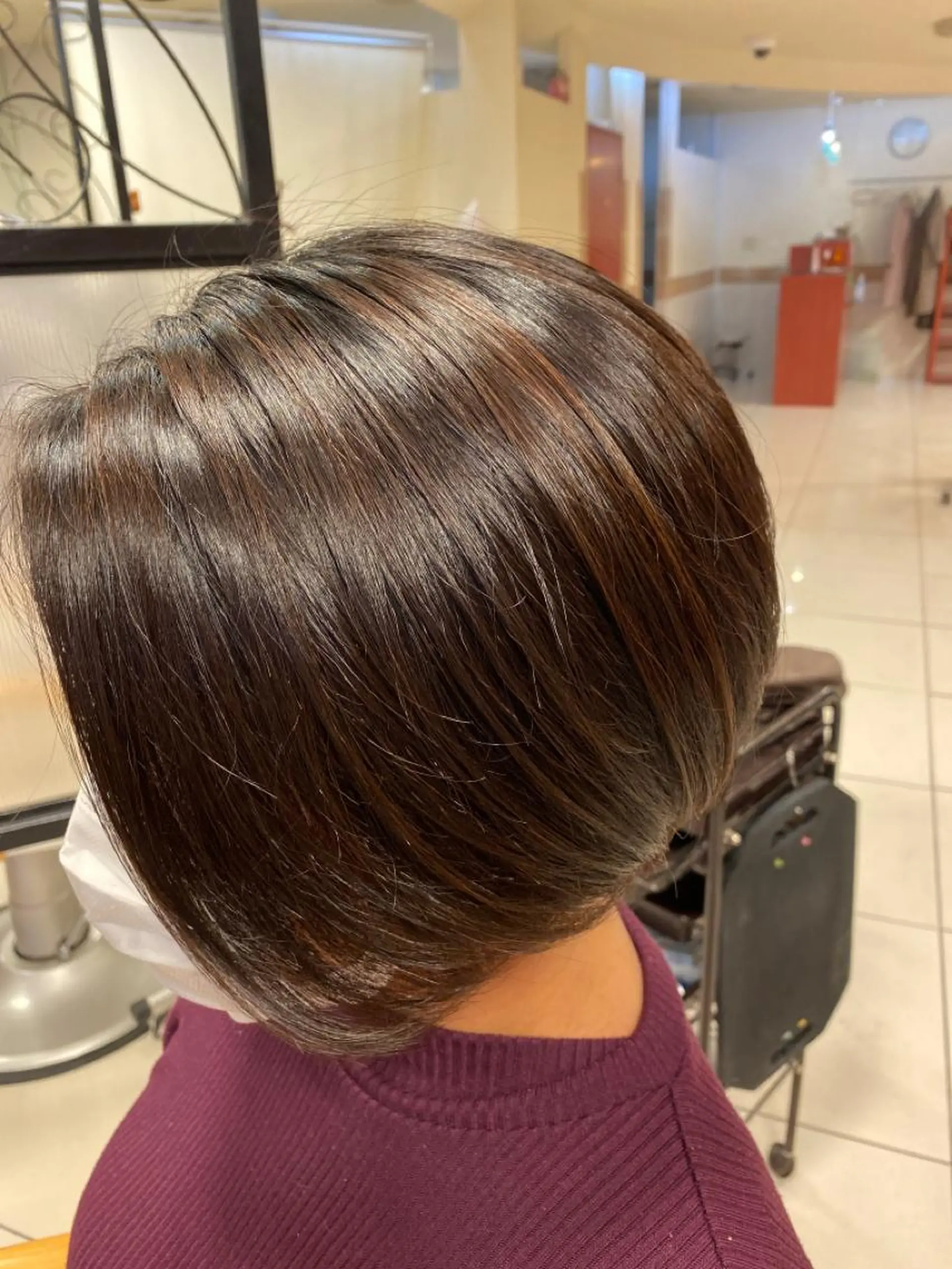 ショート カット ヘアカラー へんみ みかのヘアスタイル