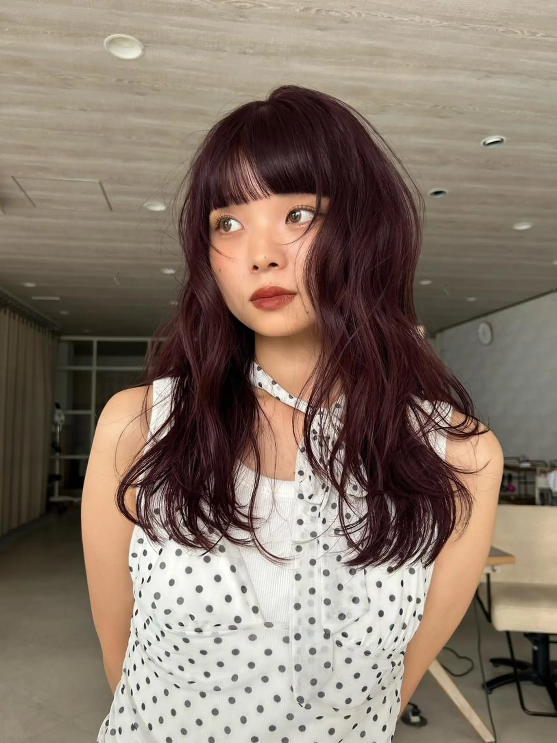 ロング 似合わせカット ヘアカラー トリートメント カラー/レイヤー/ 髪質改善/PAAQのヘアスタイル