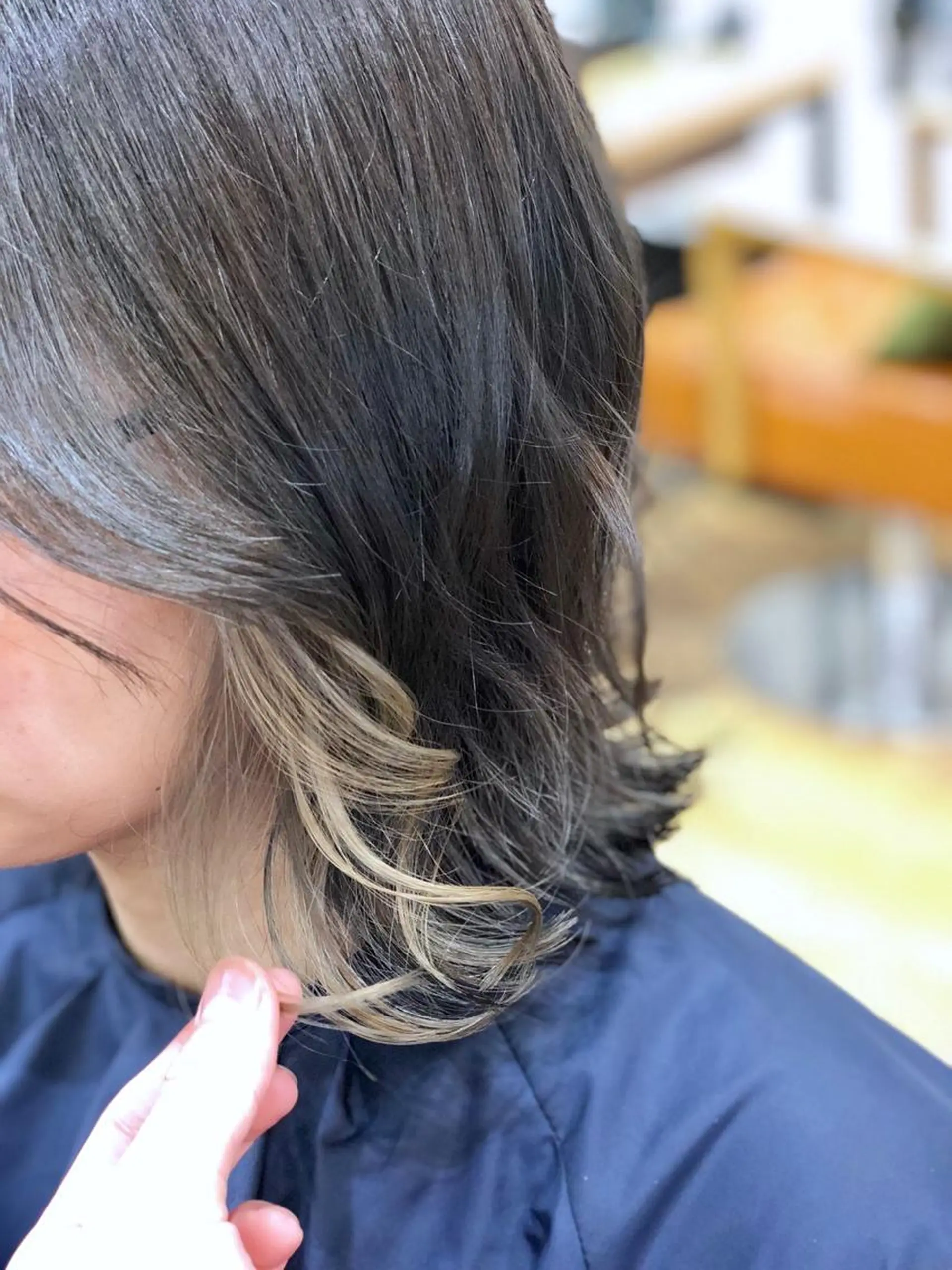 ショート カラー THREE 関根大のヘアスタイル