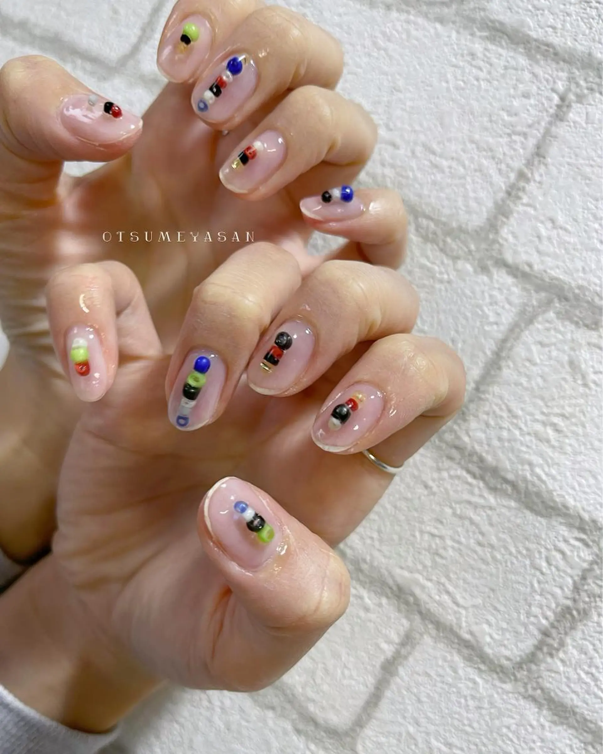 ネイル ジェルネイル 韓国ネイル マグネットネイル ミラーネイル ニュアンスネイル わたなべ ちかのネイルデザイン