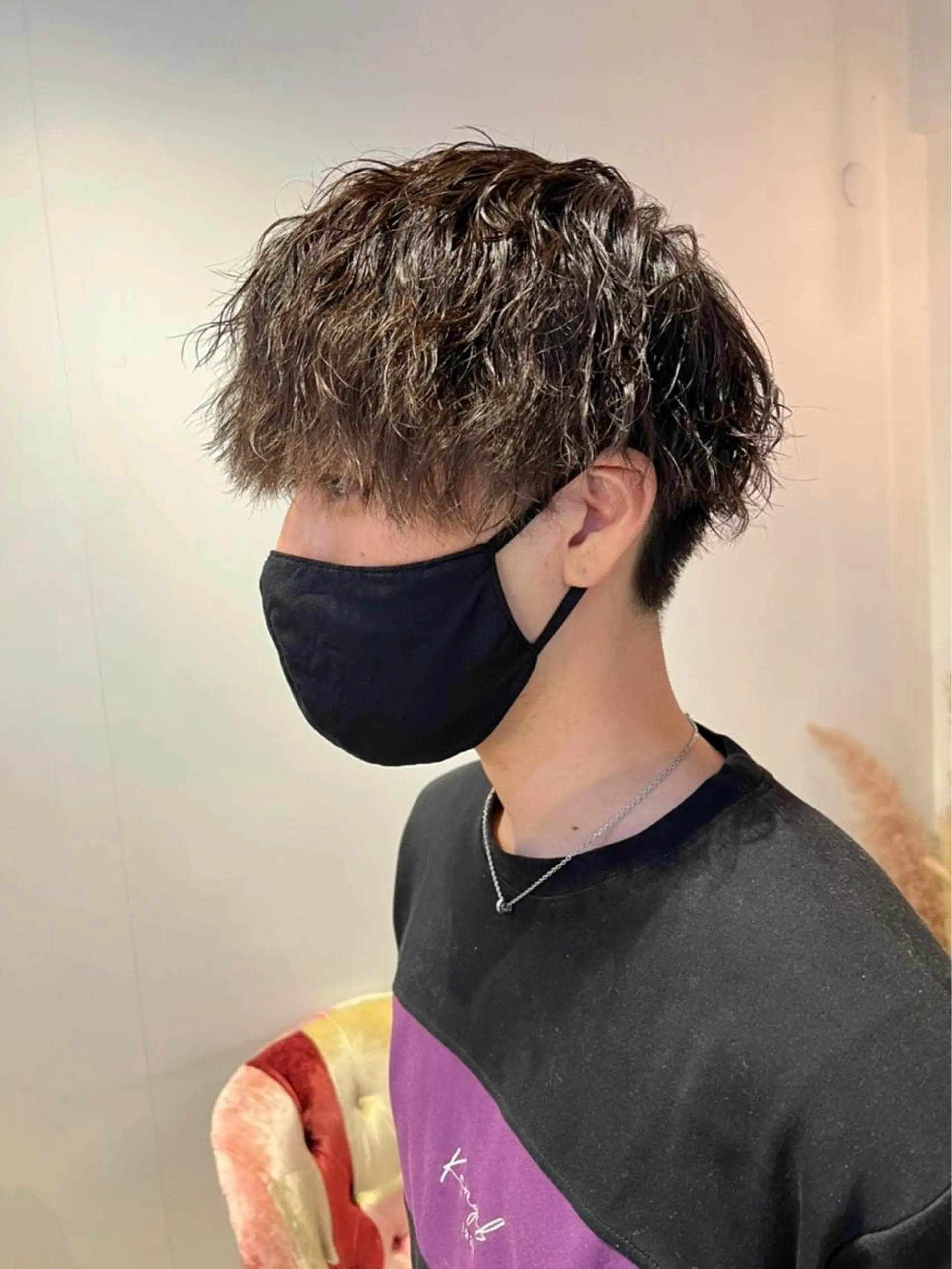 パーマ メンズ あだち 寺田町のヘアスタイル