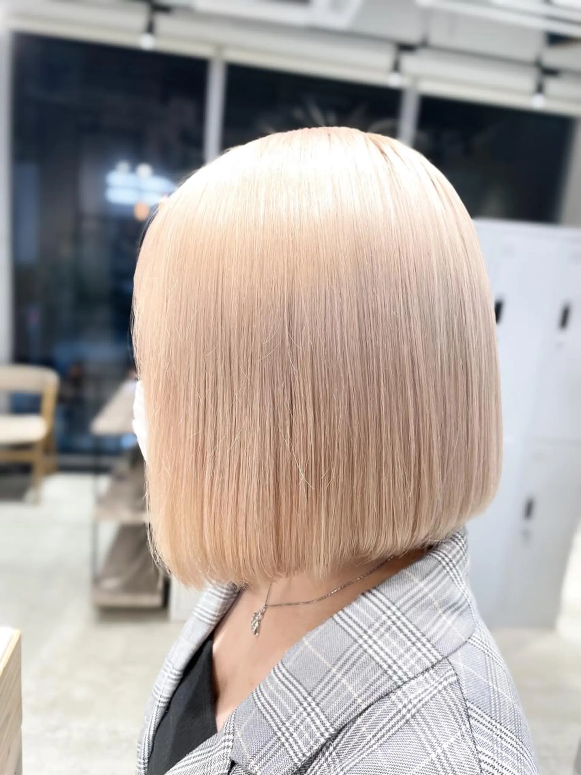 ショート カラー ヘアカラー トリートメント ヘアセット ハイトーン×レイヤー /遠藤将太のヘアスタイル