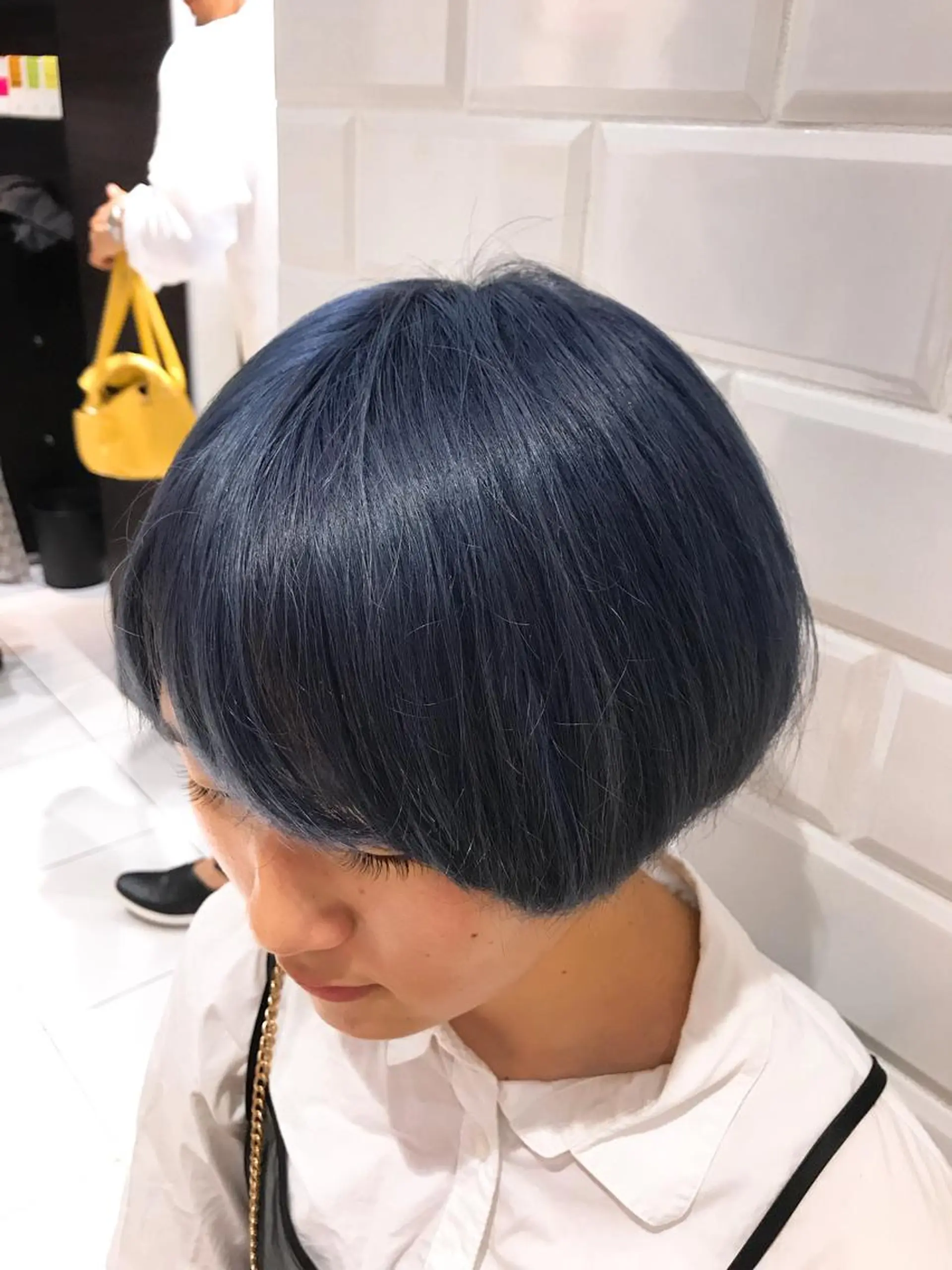 ショート クロスパーマ松永裕久 似合わせカットのヘアスタイル