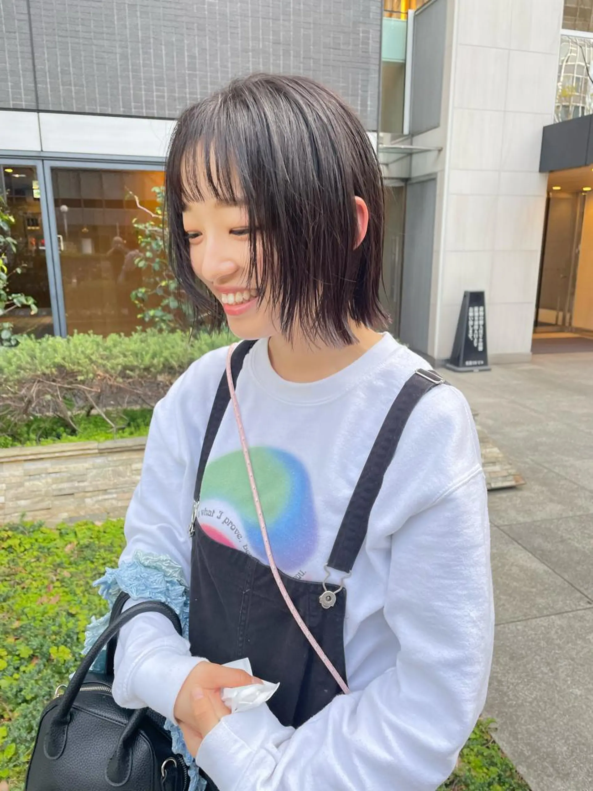 ミディアム カラー パーマ ヘアアレンジ キッズ ネイル マツエク・マツパ アイブロウ 顔まわりレイヤー レイヤーカット tatsumi/ボブ ウルフ/レイヤーのヘアスタイル