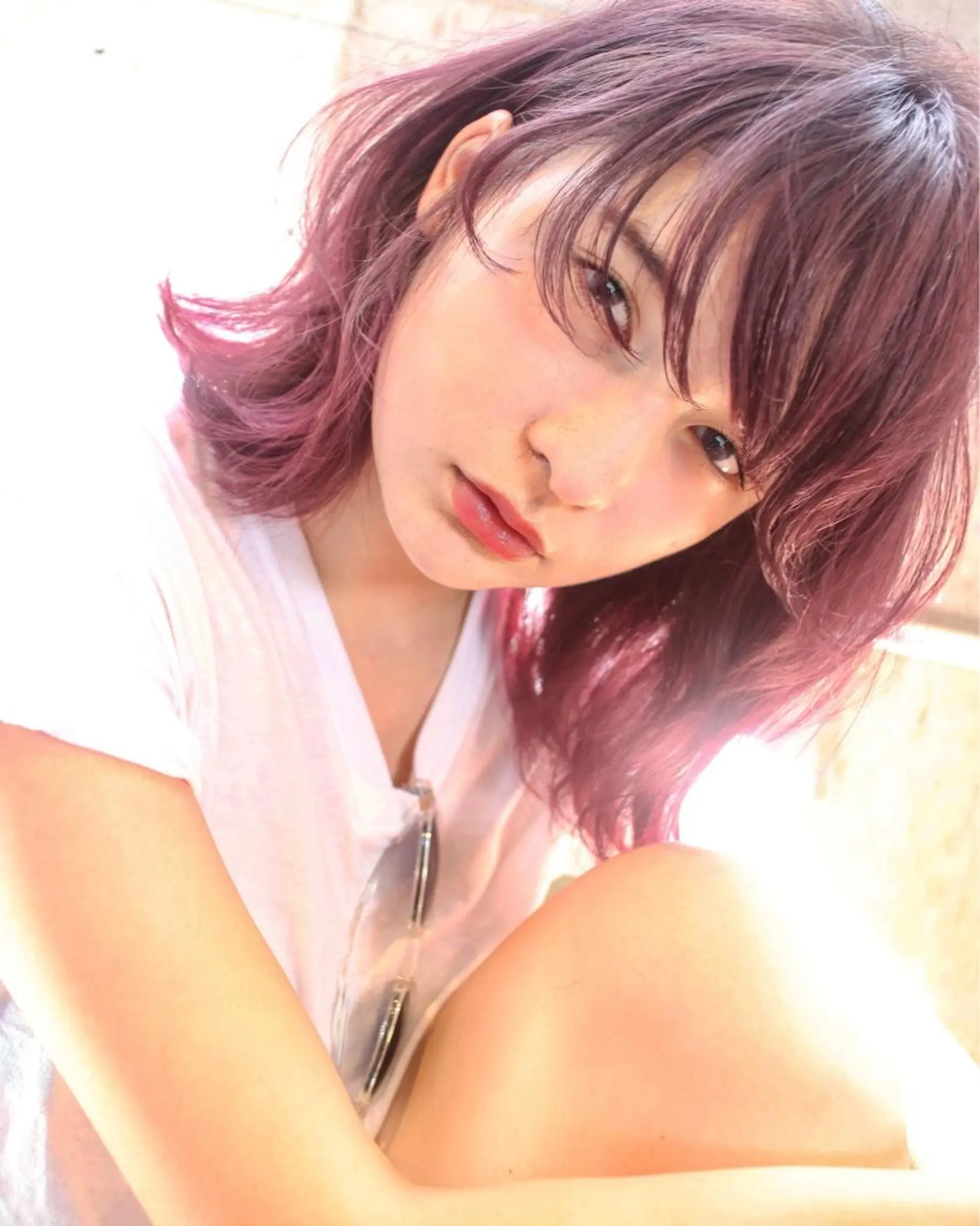 ミディアム カラー カット ヘアカラー トリートメント 似合わせカラーパーマ 🌿kitin米川のヘアスタイル