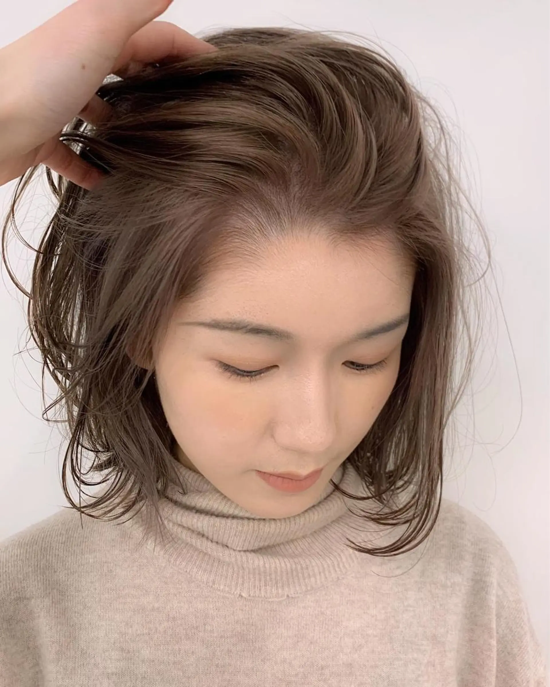 ミディアム カラー ブリーチ 卒業式ヘアセット🎀 ヘアアレンジのヘアスタイル