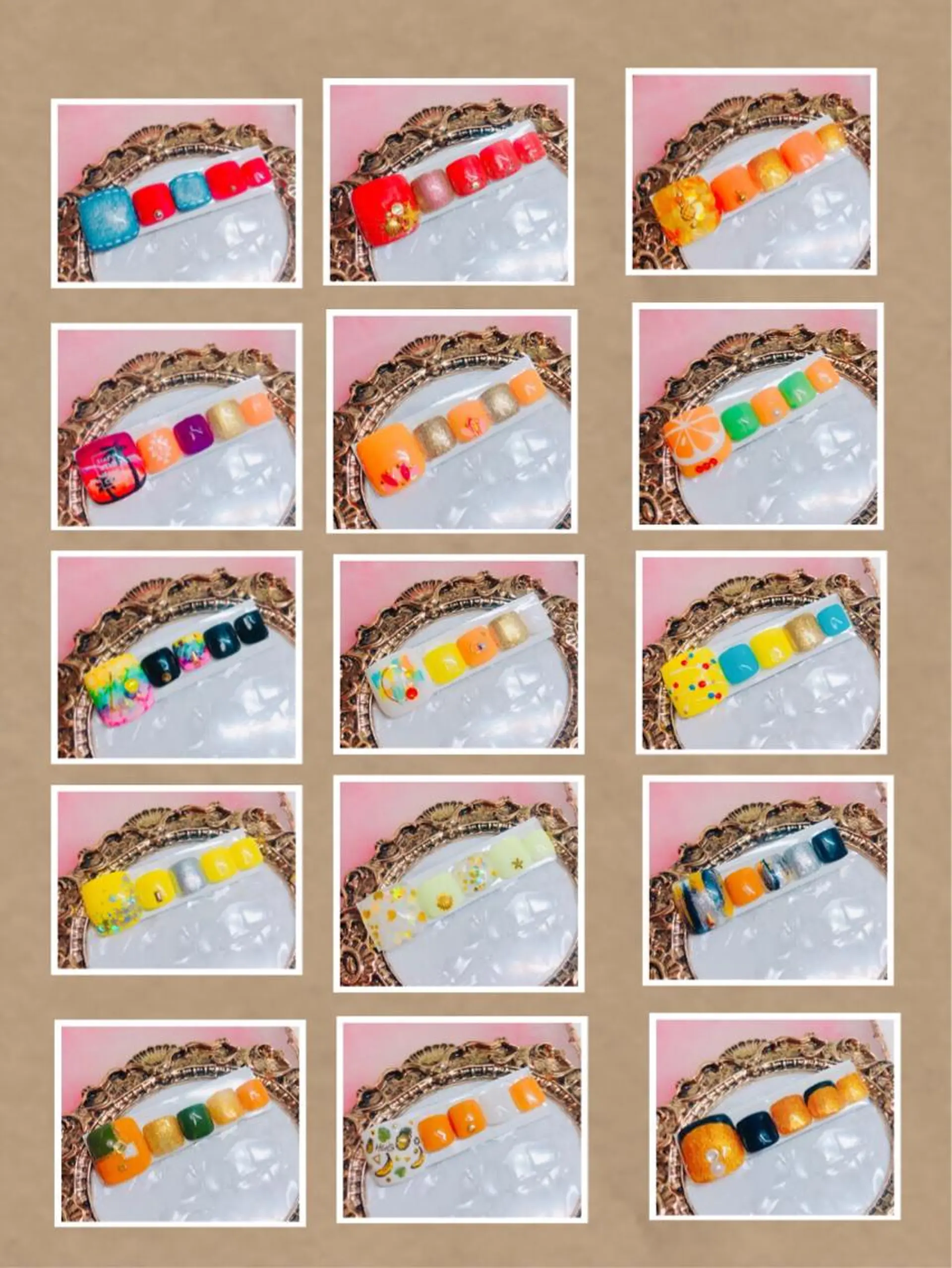 ネイル フットネイル フットネイル CROWN プライベートサロンのネイルデザイン