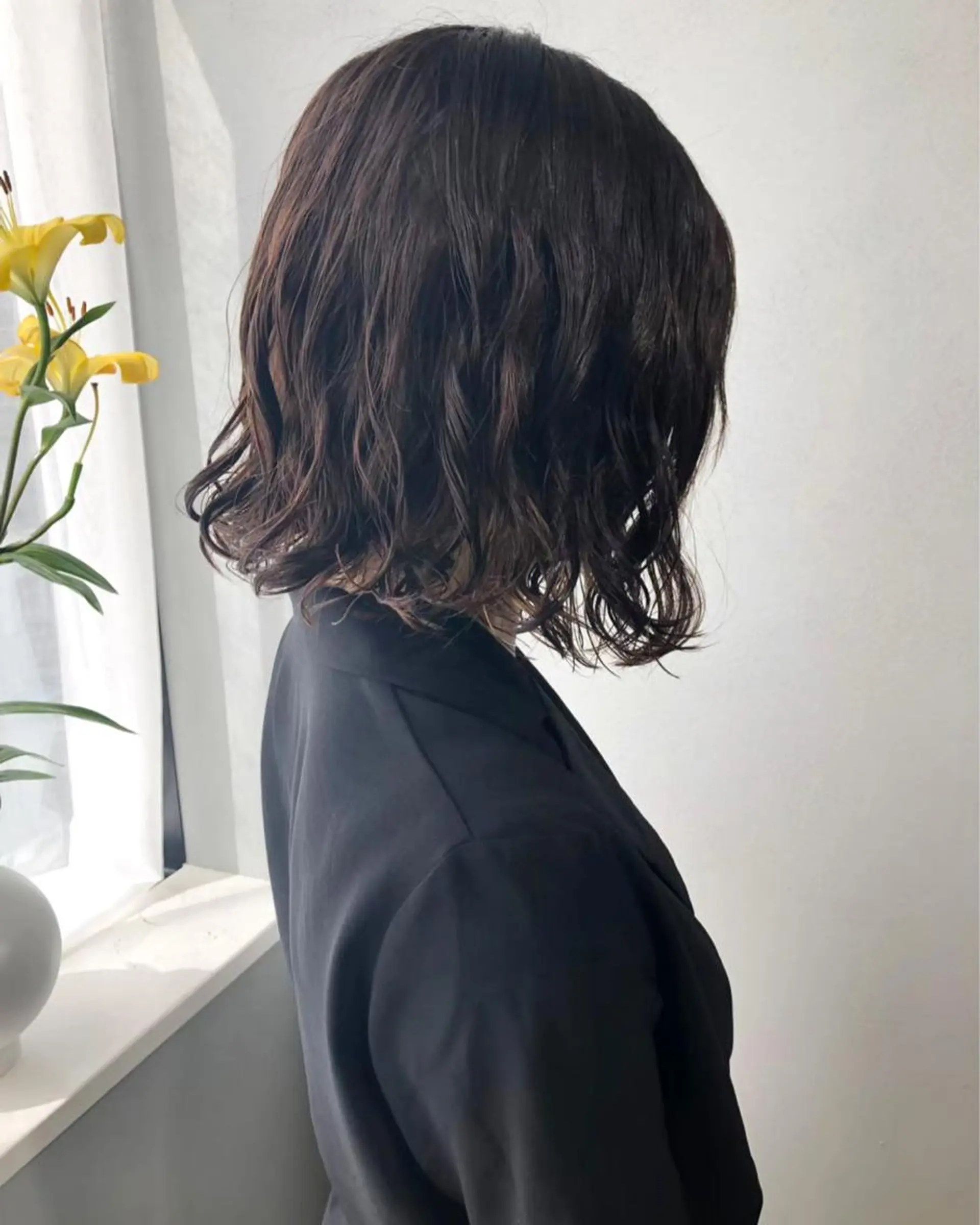ショート パーマ ボブパーマコテ巻き風 パーマNo1深江秀平のヘアスタイル