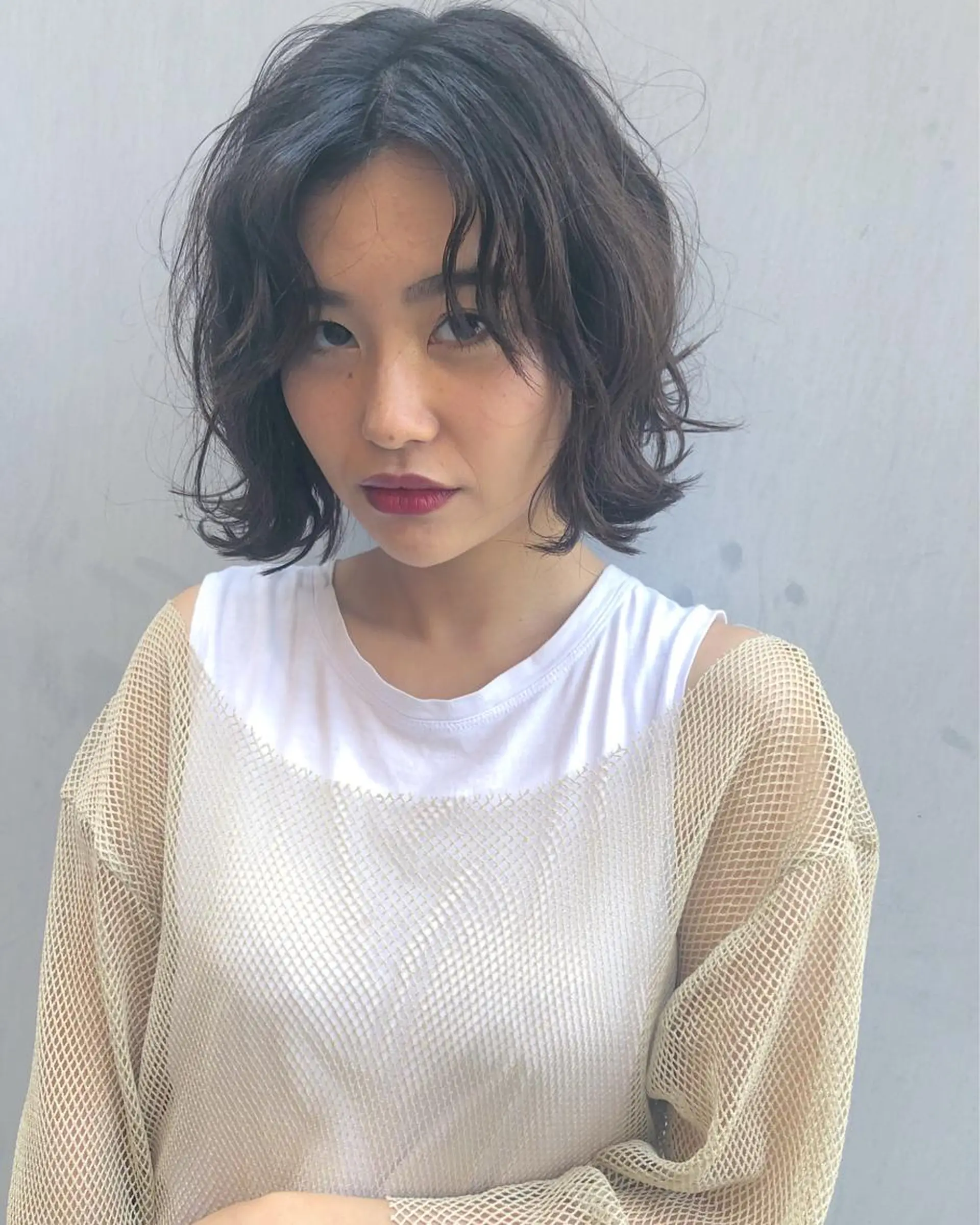 ショート カラー sai x所属・奥秋 理紗　sai xのヘアスタイル