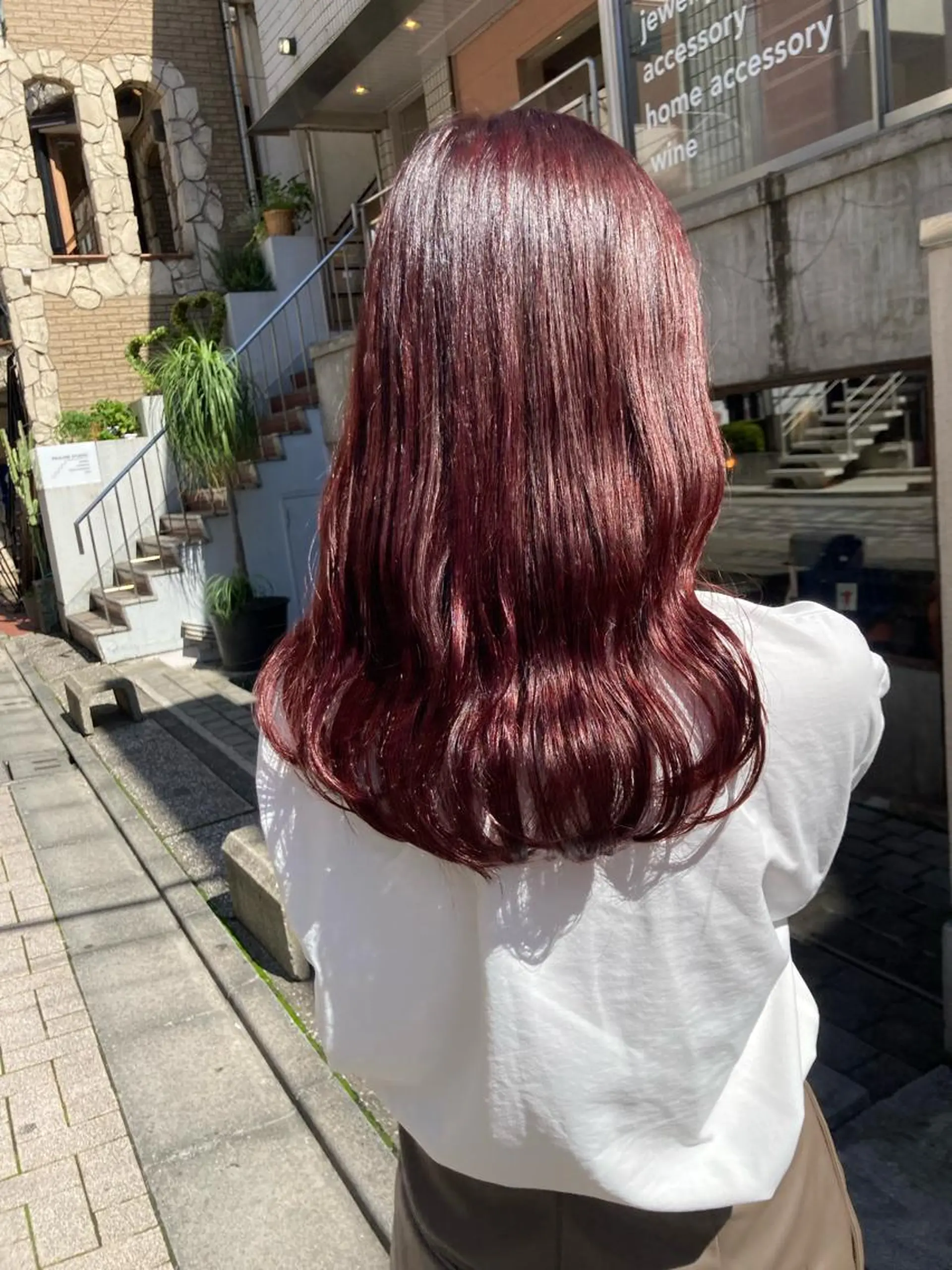 ロング カラー オリーブ透明感カラー 表参道/MIKUのヘアスタイル