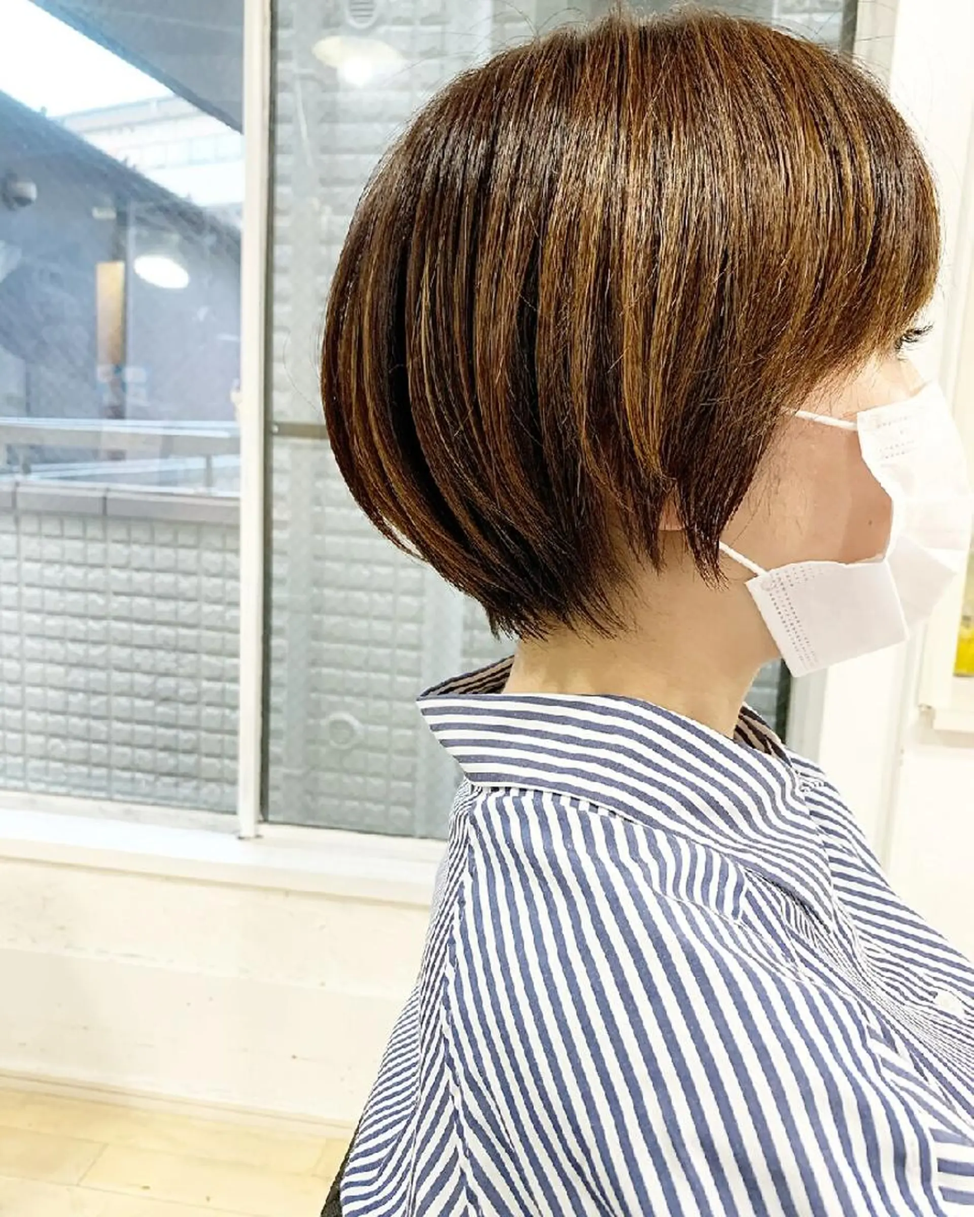 ショート カラー カット トリートメント AnFye une qatllのヘアスタイル