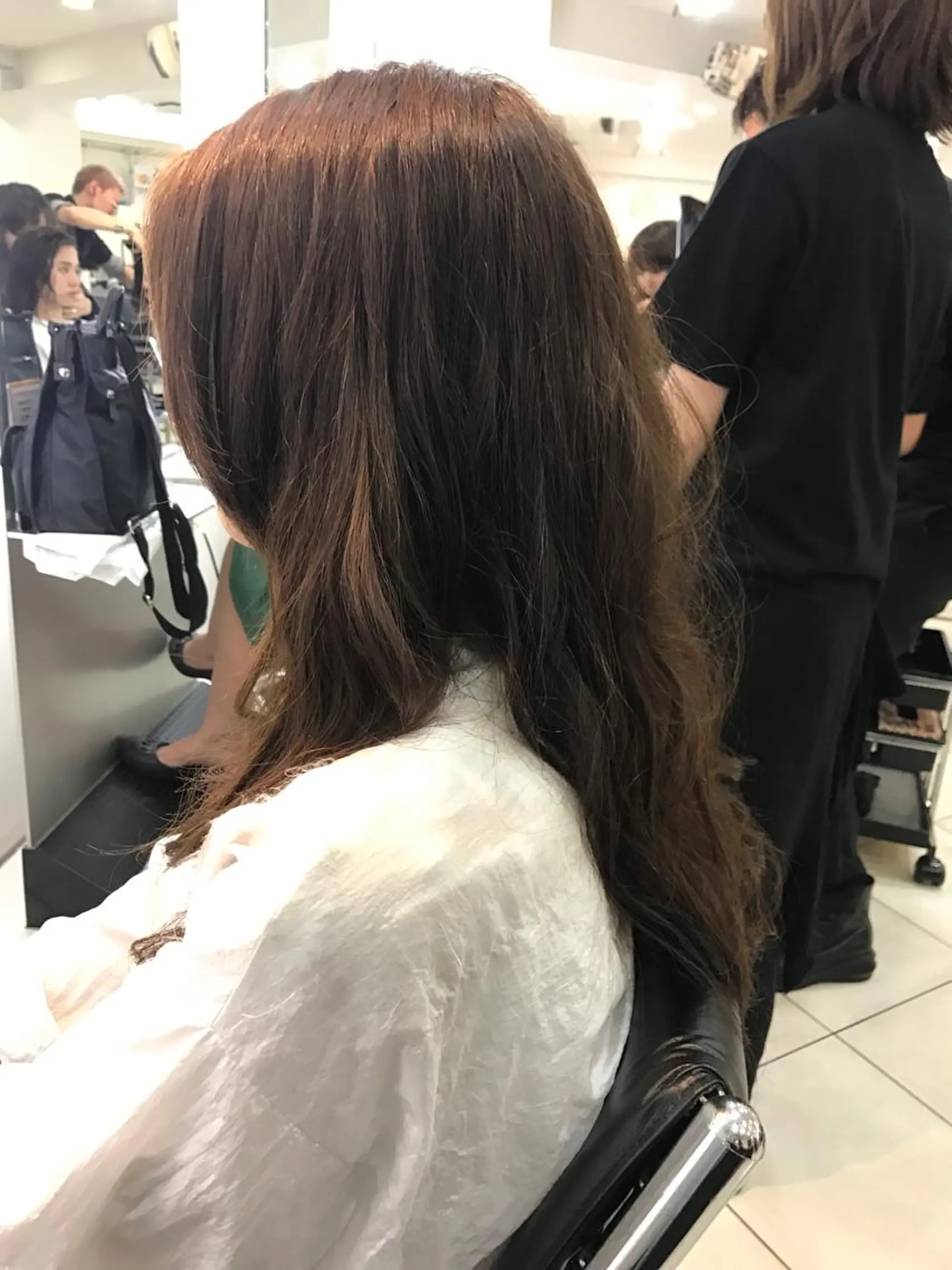 ロング パーマ 大石 さやかのヘアスタイル