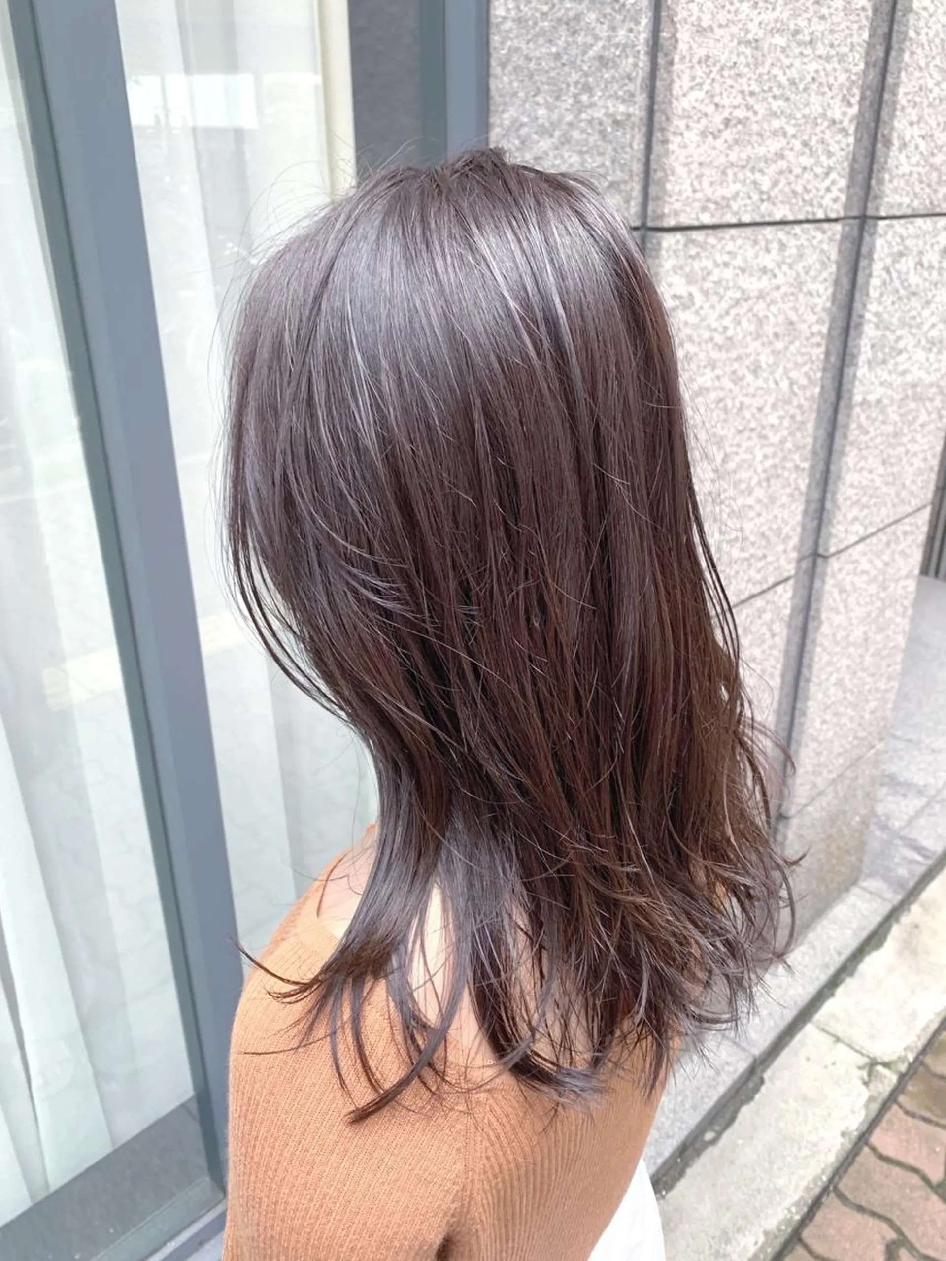 セミロング カラー カット ヘアカラー 酸性ストレート/ブリ ーチなし/中村 匠のヘアスタイル