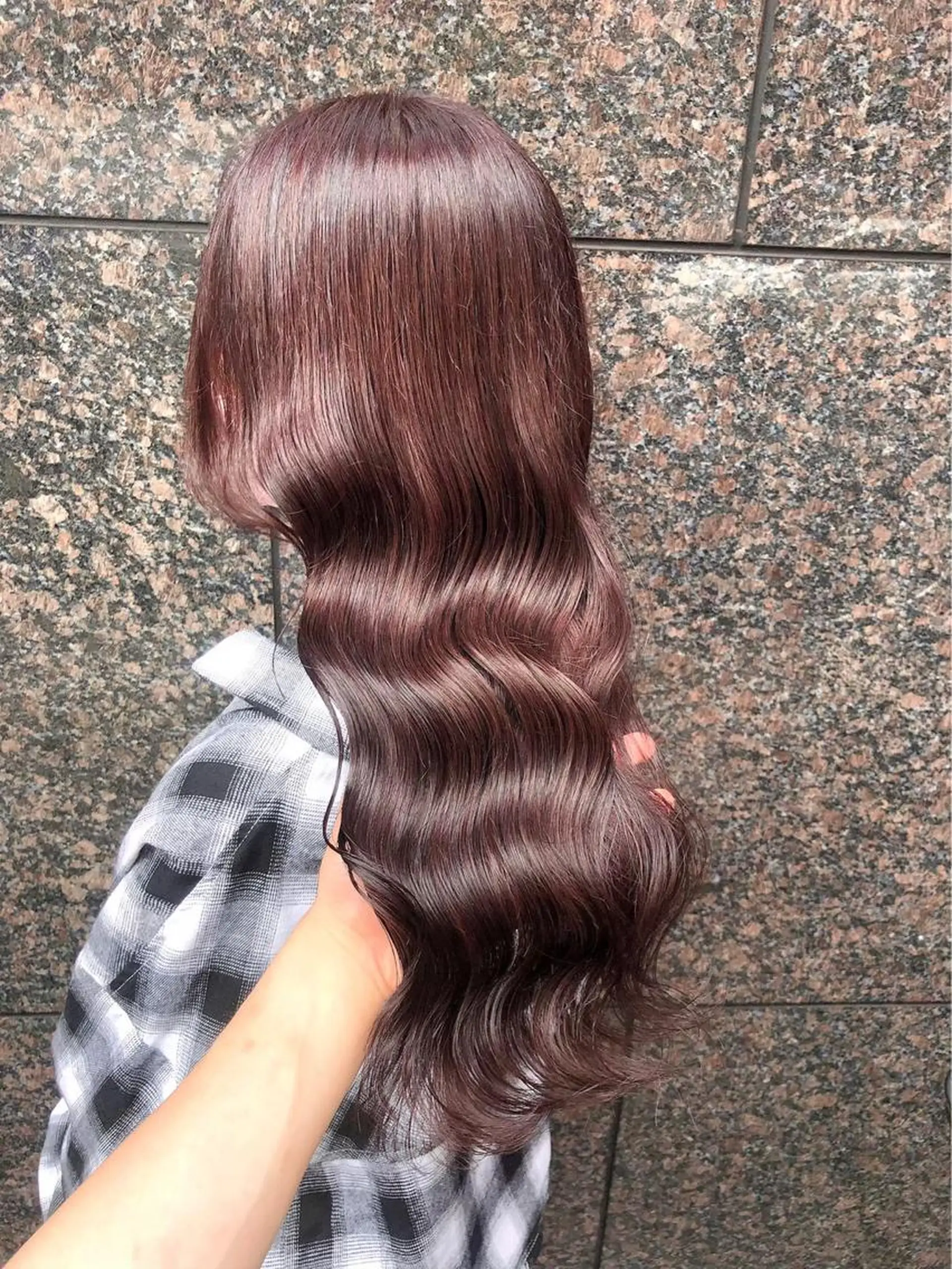 ロング カラー カット ヘアカラー トリートメント ‎🤍髪質改善‎🤍 ‎ViVIE🤍のヘアスタイル