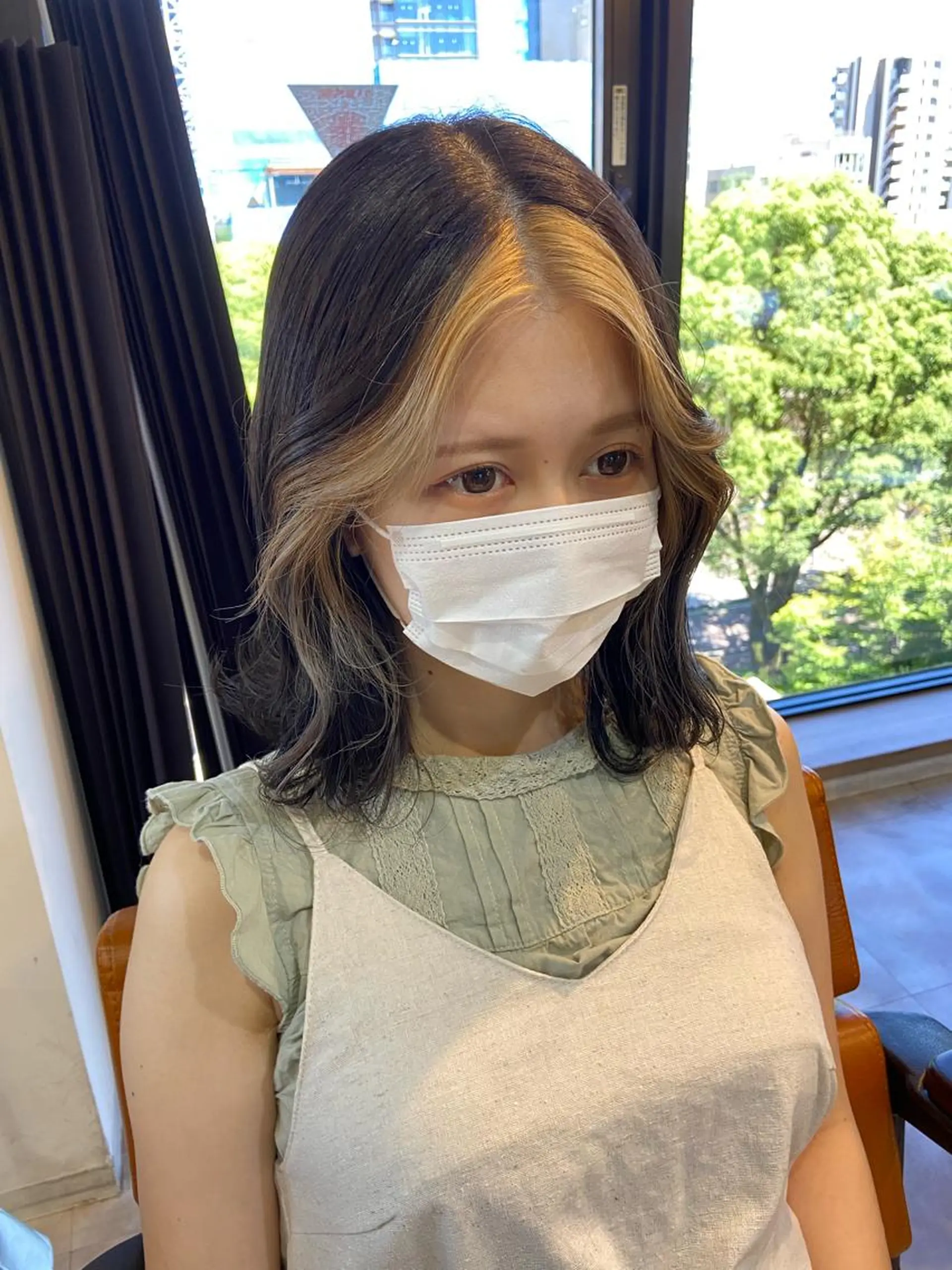 ミディアム 吉田 幸斗のヘアスタイル