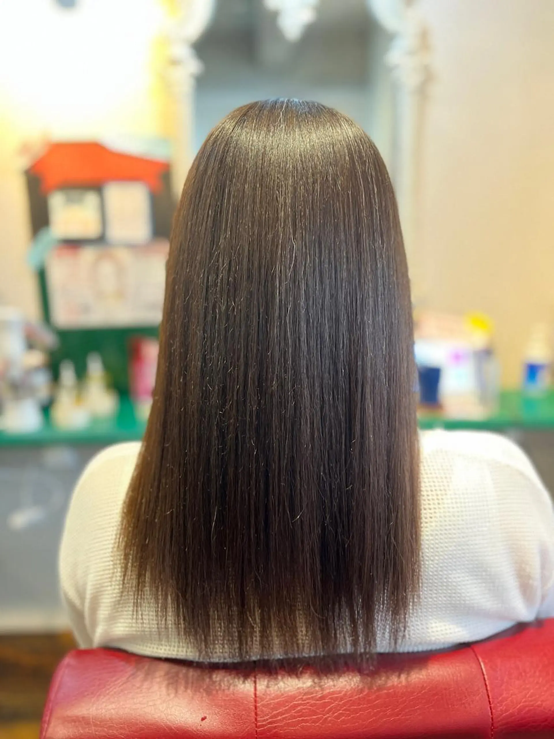 ミディアム 縮毛矯正 大人女性🌈満足度n o1✨黒川のヘアスタイル