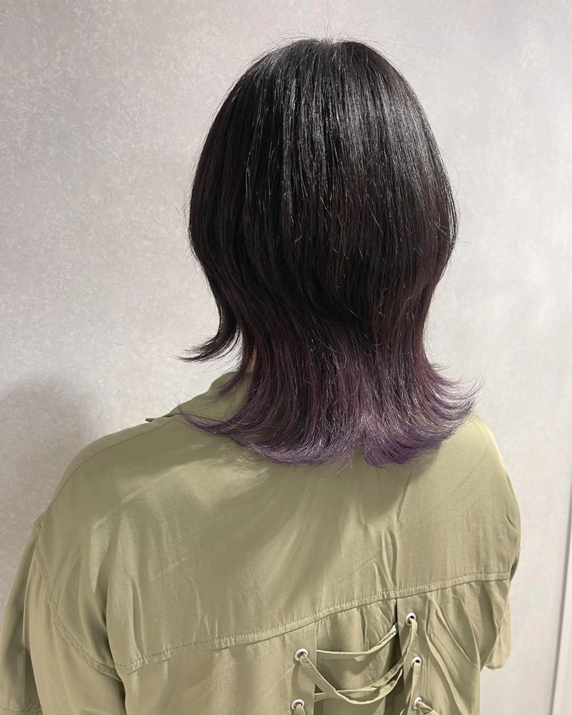 ミディアム カラー ブリーチ カット ヘアカラー 唐澤 千尋のヘアスタイル