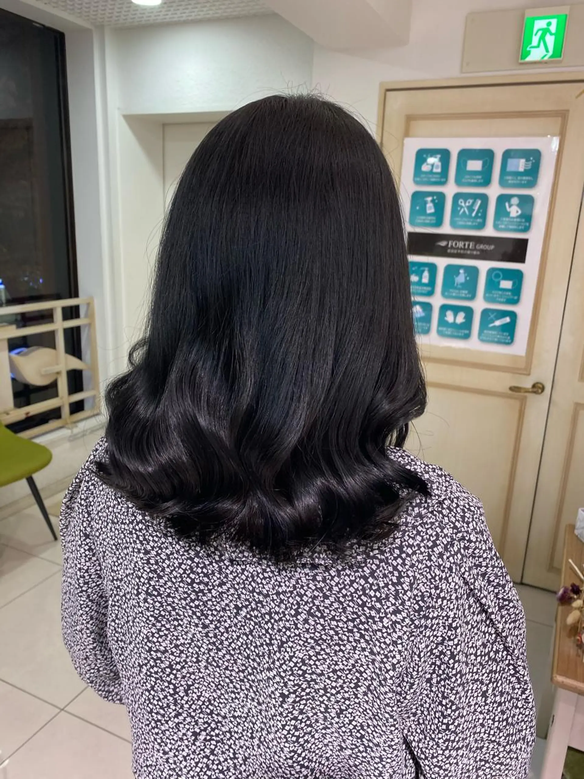 セミロング カラー ヘアアレンジ 透明感カラー 古山 結季🌙🖤のヘアスタイル