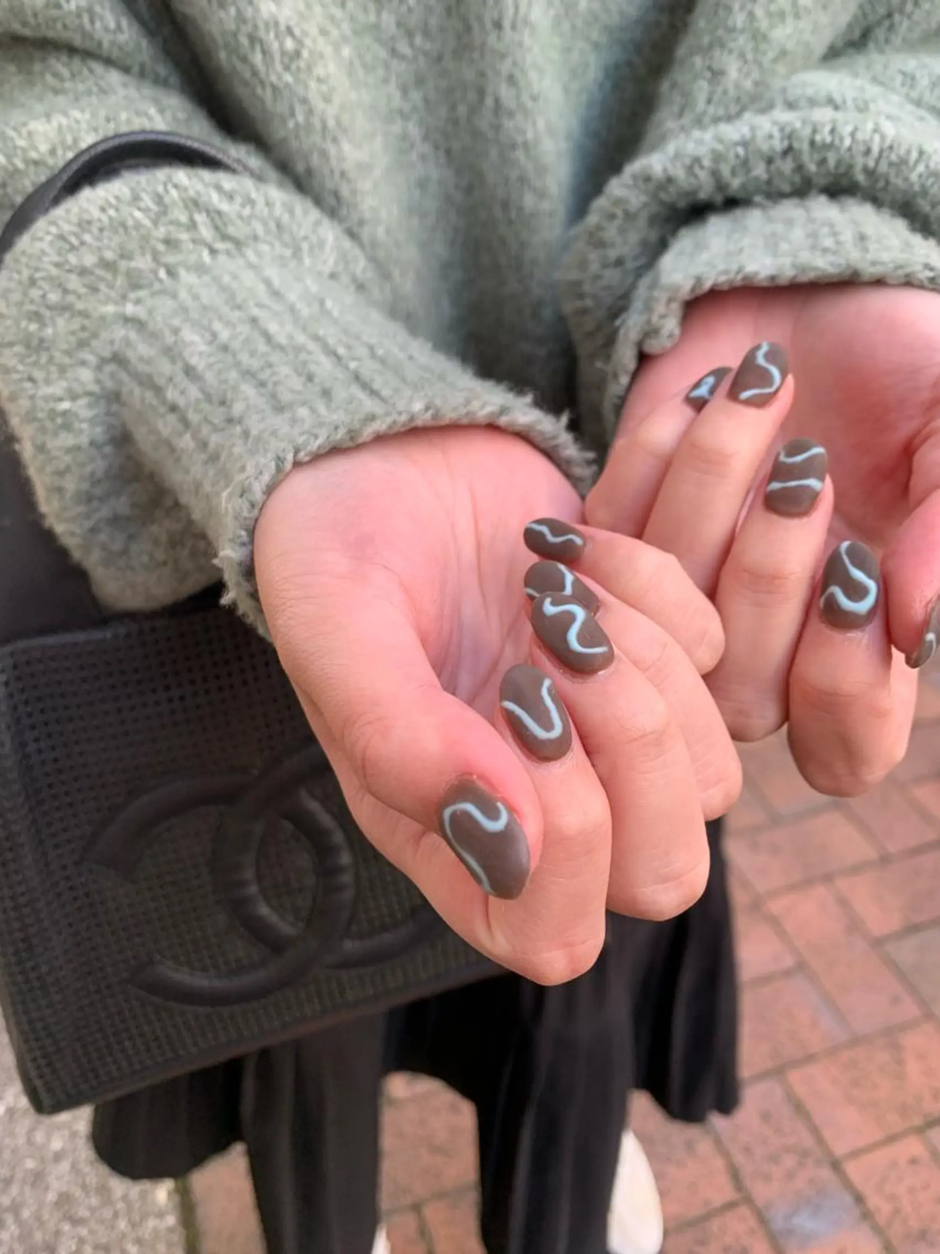 ネイル マットネイル 【韓国ヘア・ネイル】 HINATA🍒のネイルデザイン