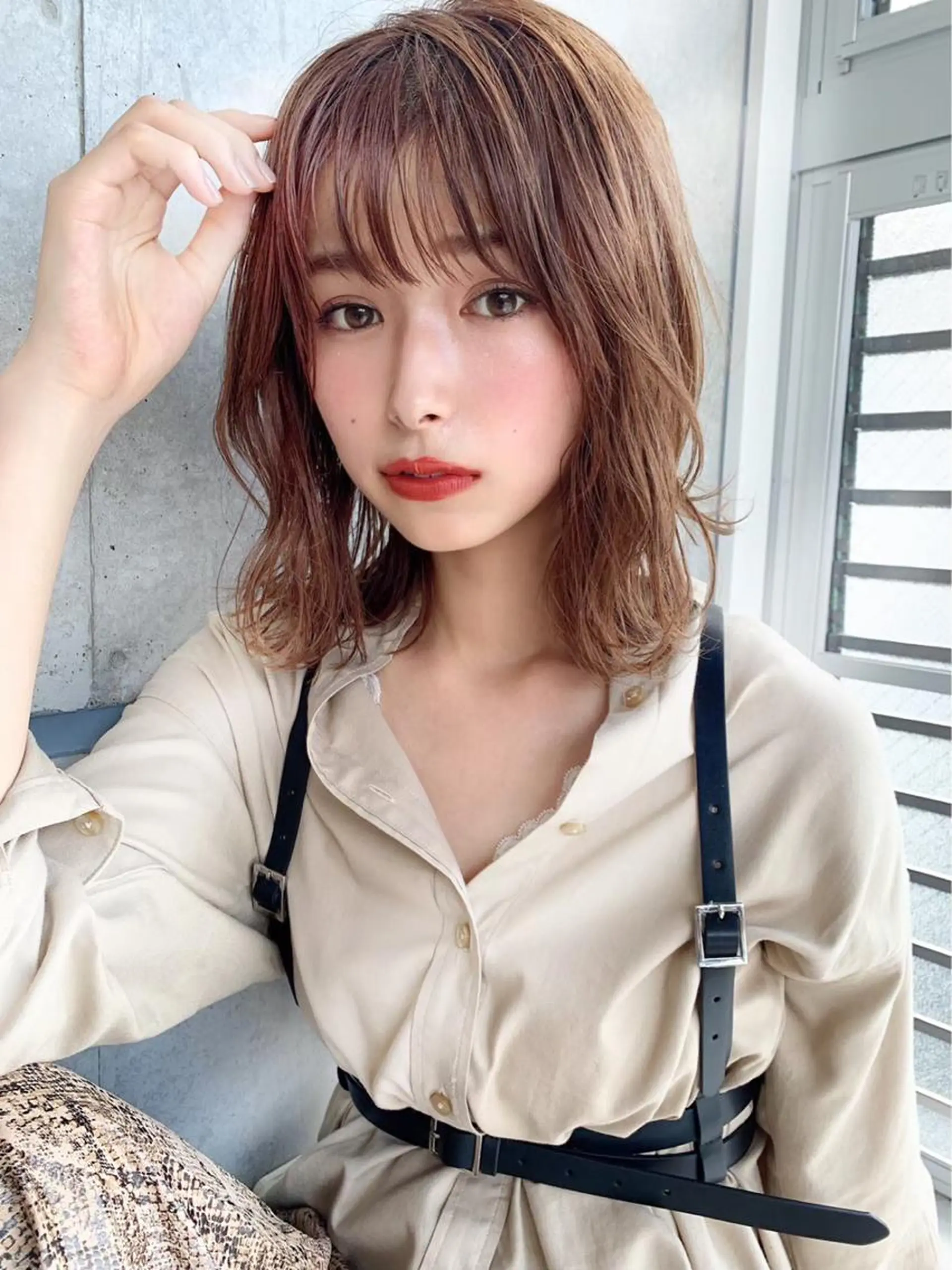 ミディアム カラー ヘアアレンジ 🩰透明感カラー♡ UTA🩰のヘアスタイル