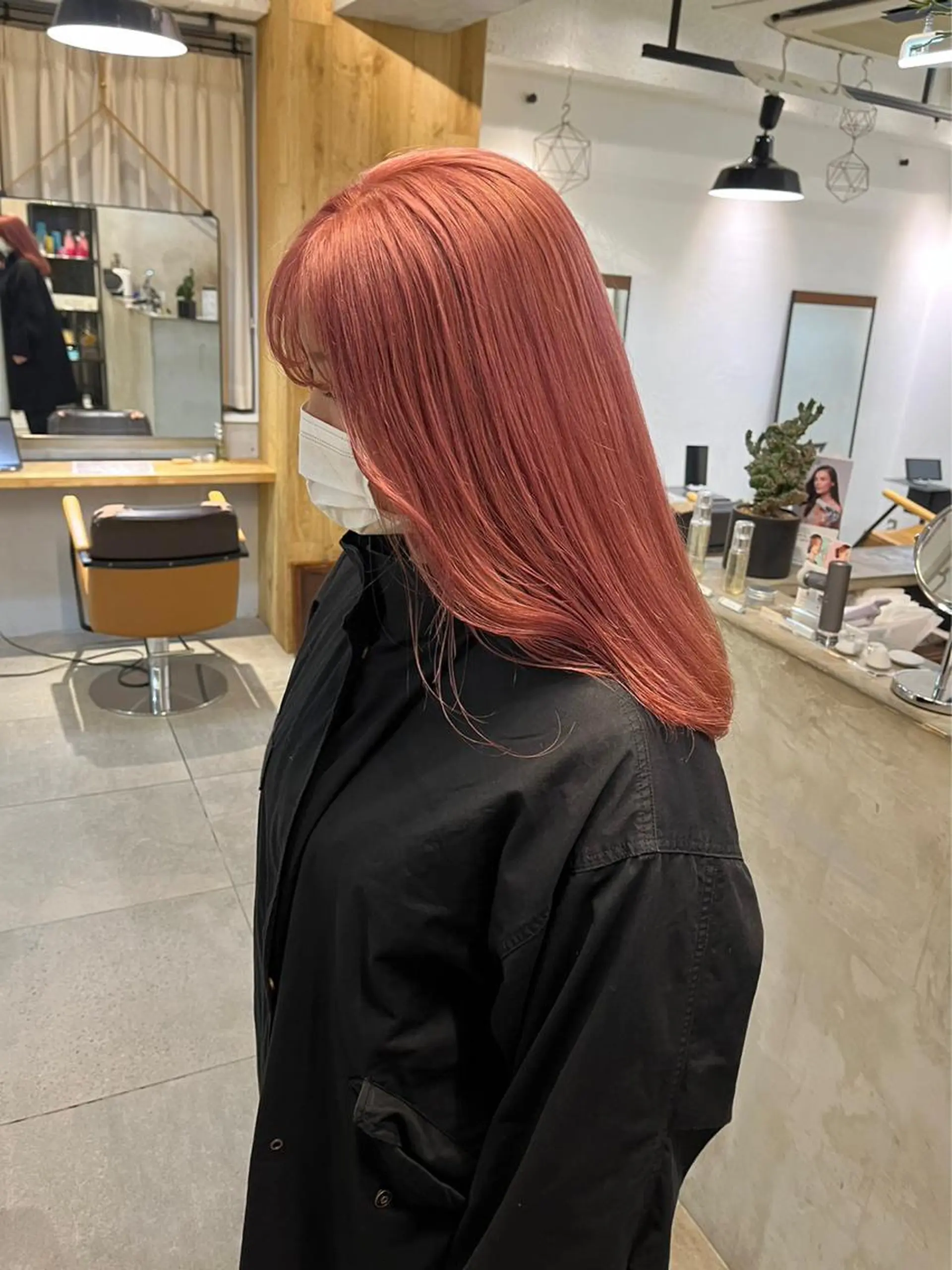 ミディアム ヘアカラー トリートメント オリーブ/縮毛♡ Natsuno🩰のヘアスタイル