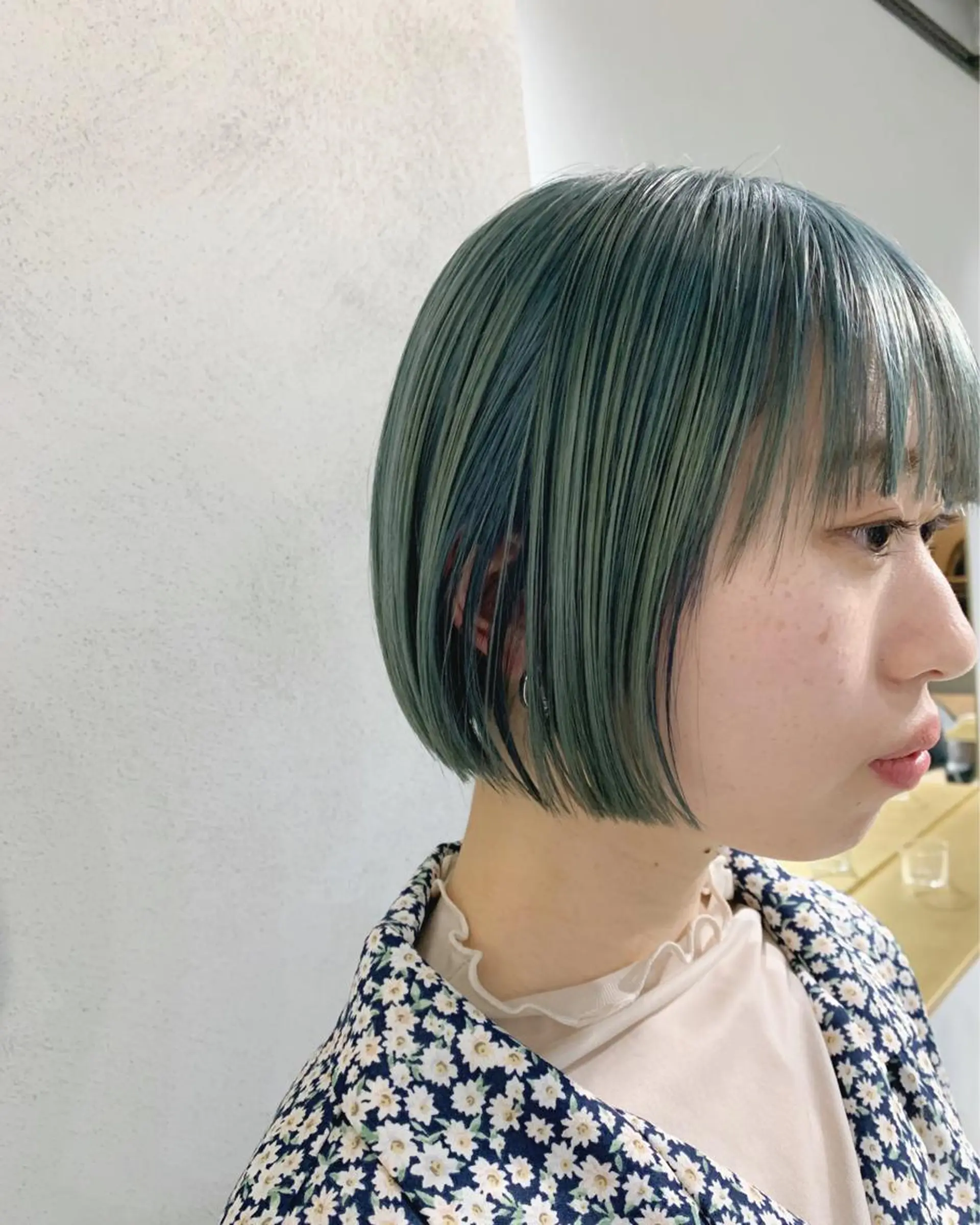 ショート カラー ボブパーマコテ巻き風 パーマNo1深江秀平のヘアスタイル