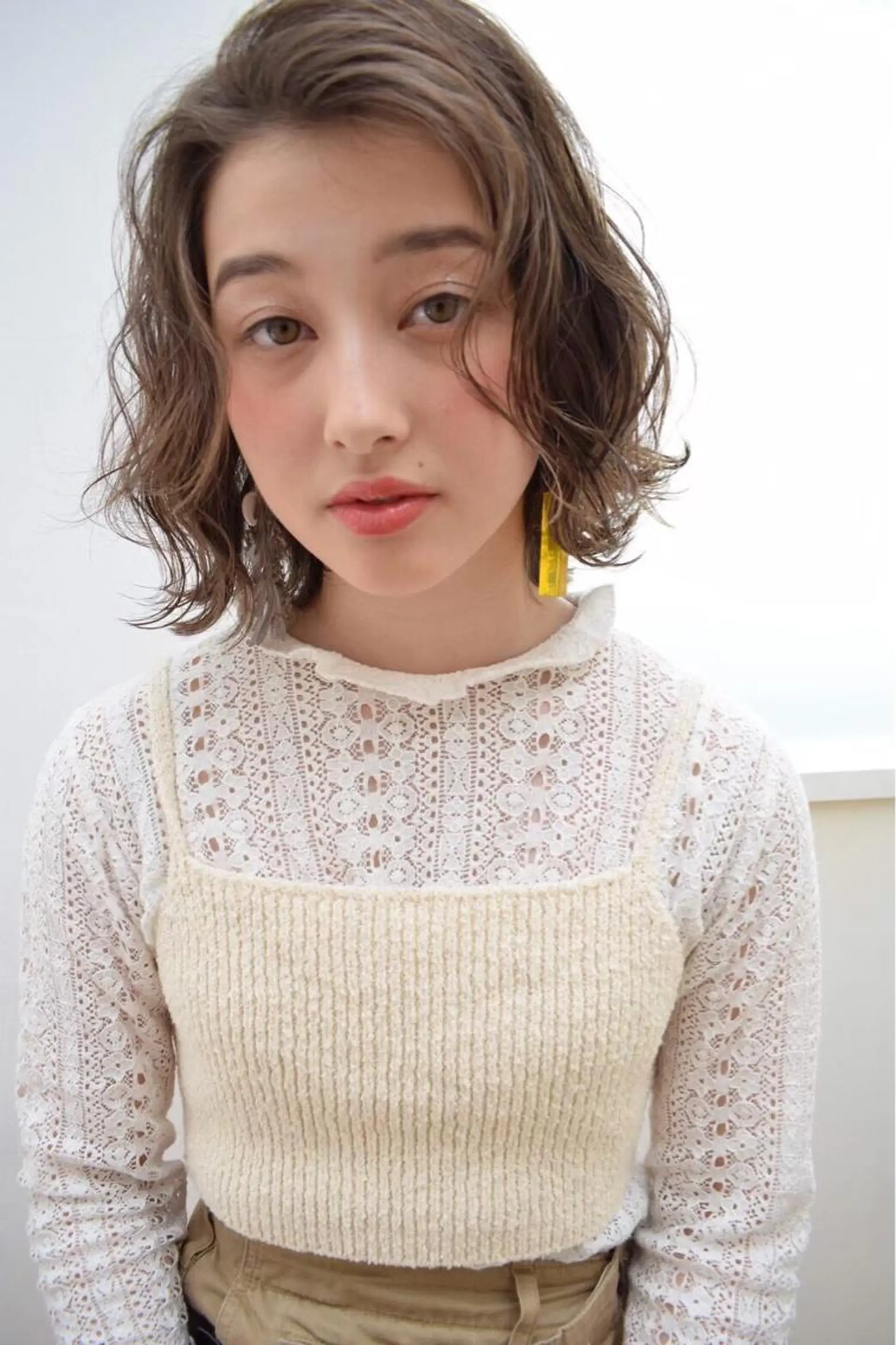 ミディアム カラー パーマ ヘアアレンジ メンズ キッズ ネイル マツエク・マツパ カット ヘアカラー EnBlesS西宮 マンツーマン神道有基のヘアスタイル