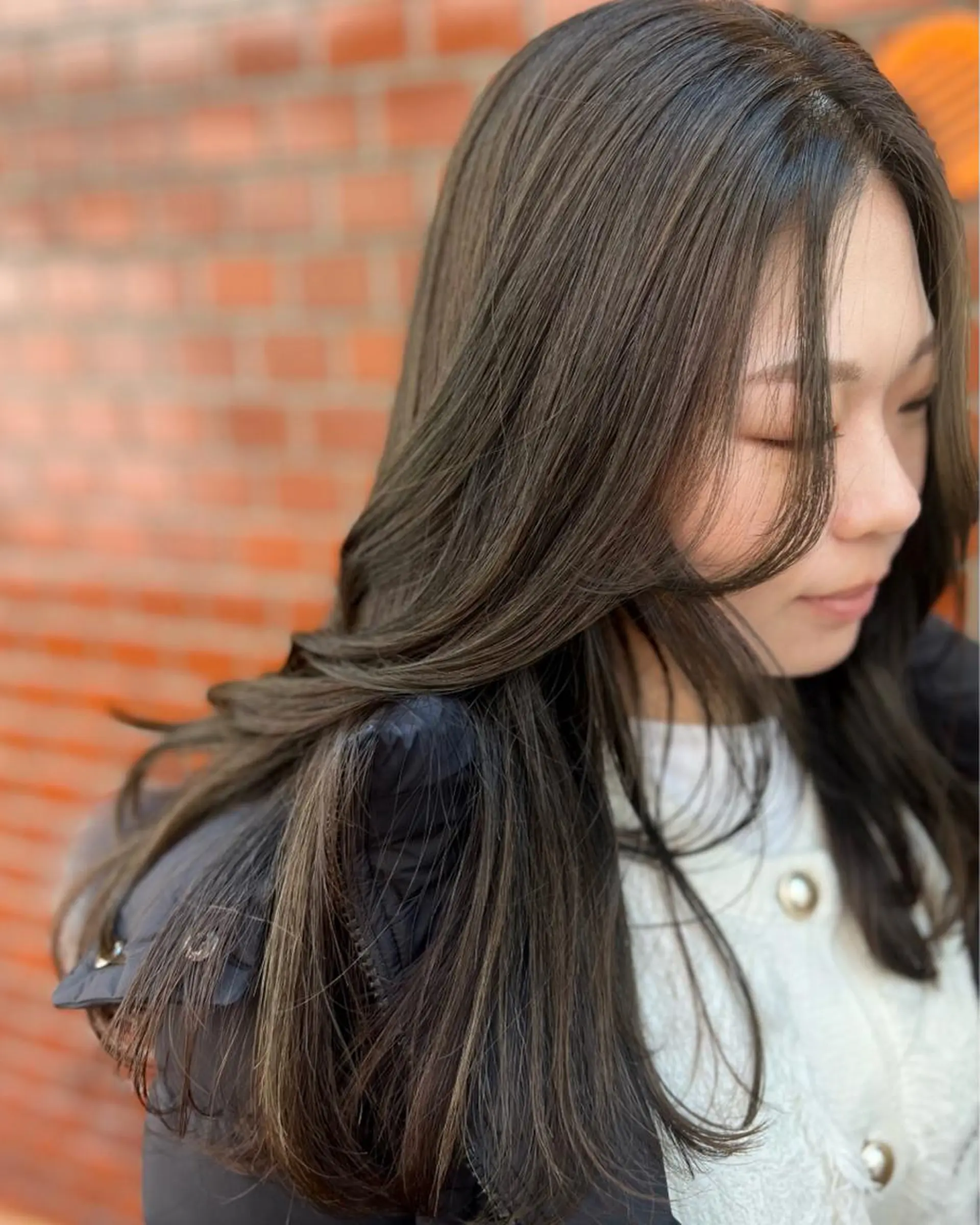 ミディアム カラー カット ヘアカラー トリートメント トレンドと似合わせ/ マンツーマン/西上楓のヘアスタイル