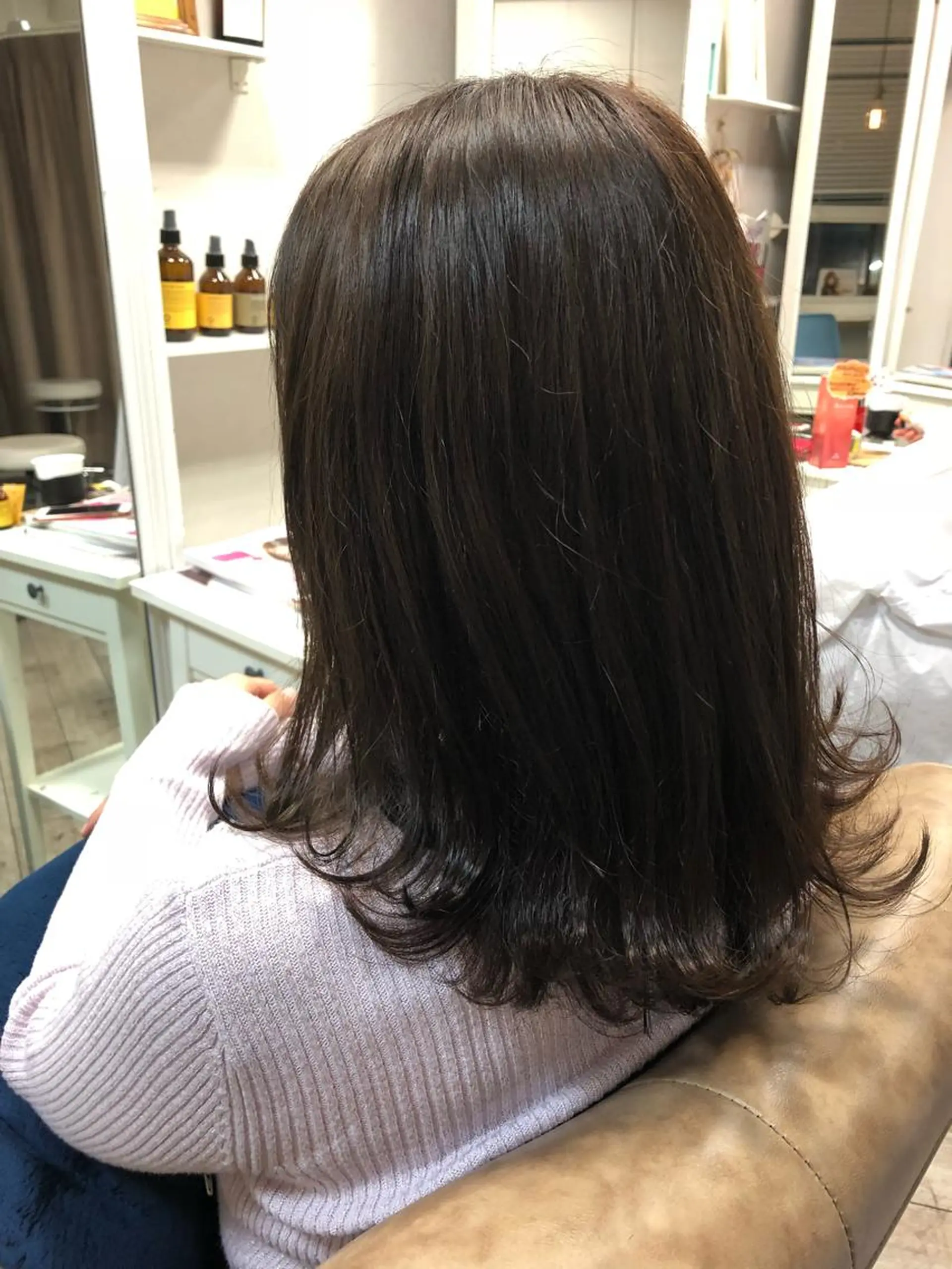 ミディアム カラー 髪質改善/艶髪 やまなかのヘアスタイル