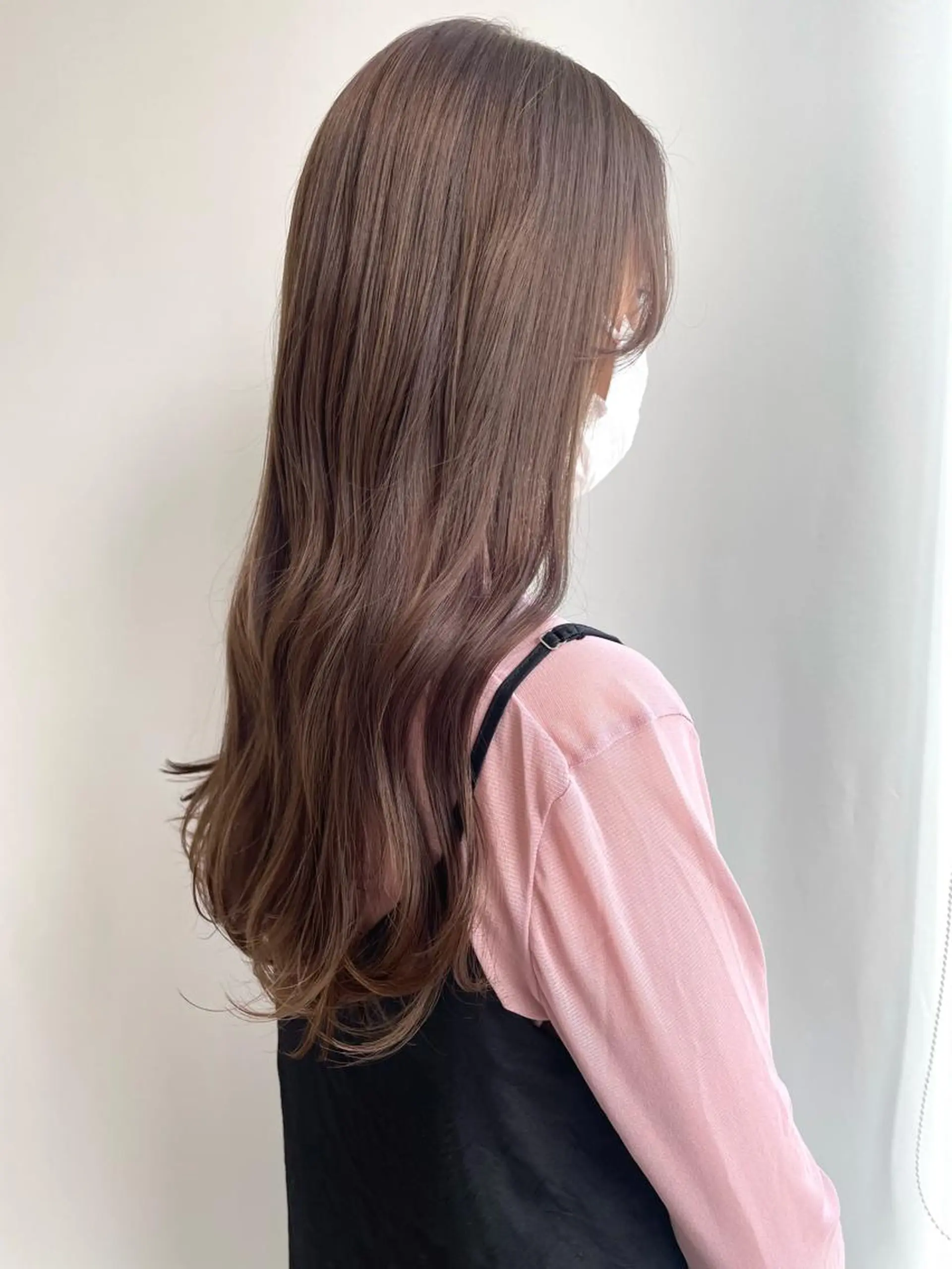 ロング カラー カット ヘアカラー トリートメント 山口 莉奈のヘアスタイル