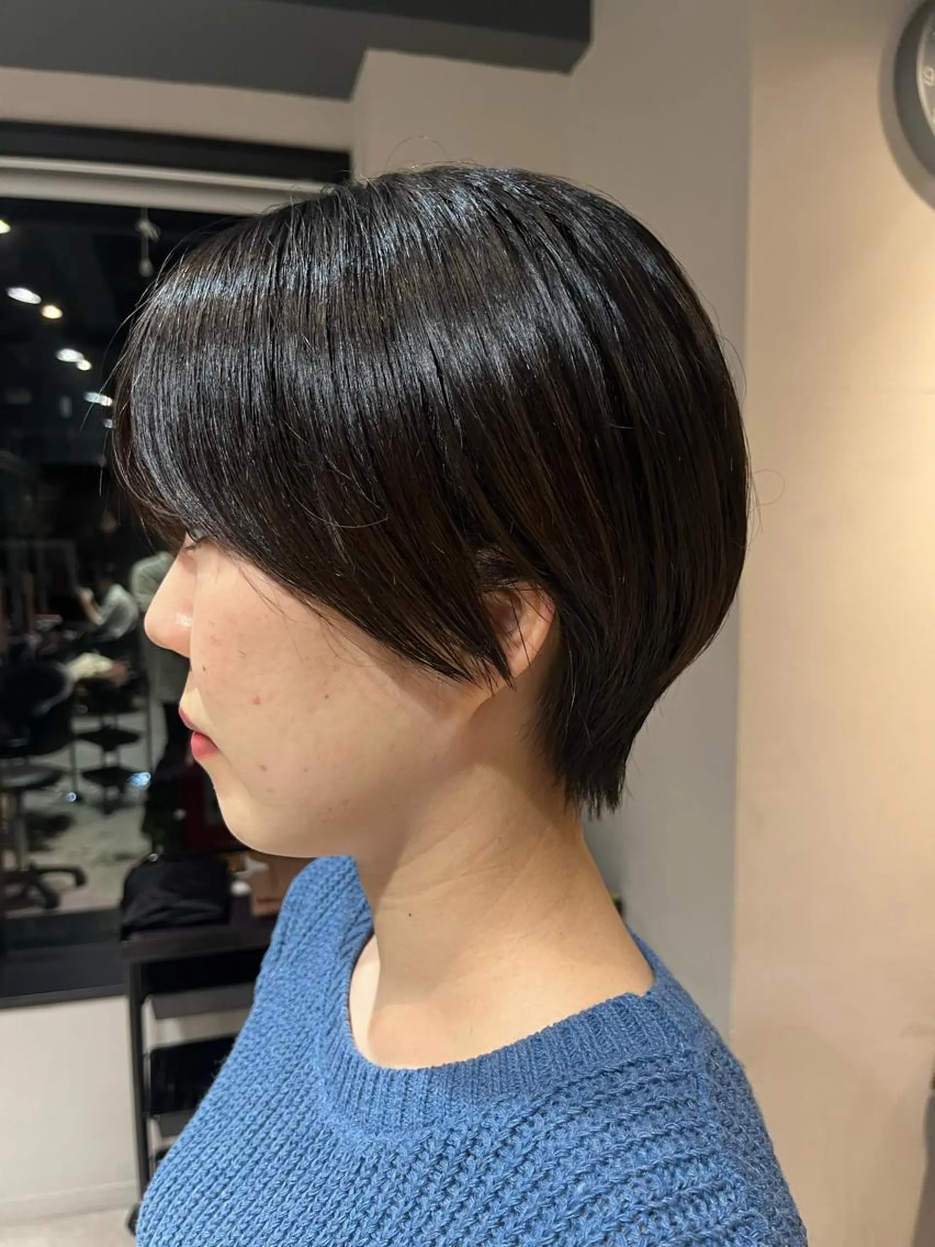 ショート うる艶カラー/恵比寿 ベージュ/丸山陽平のヘアスタイル