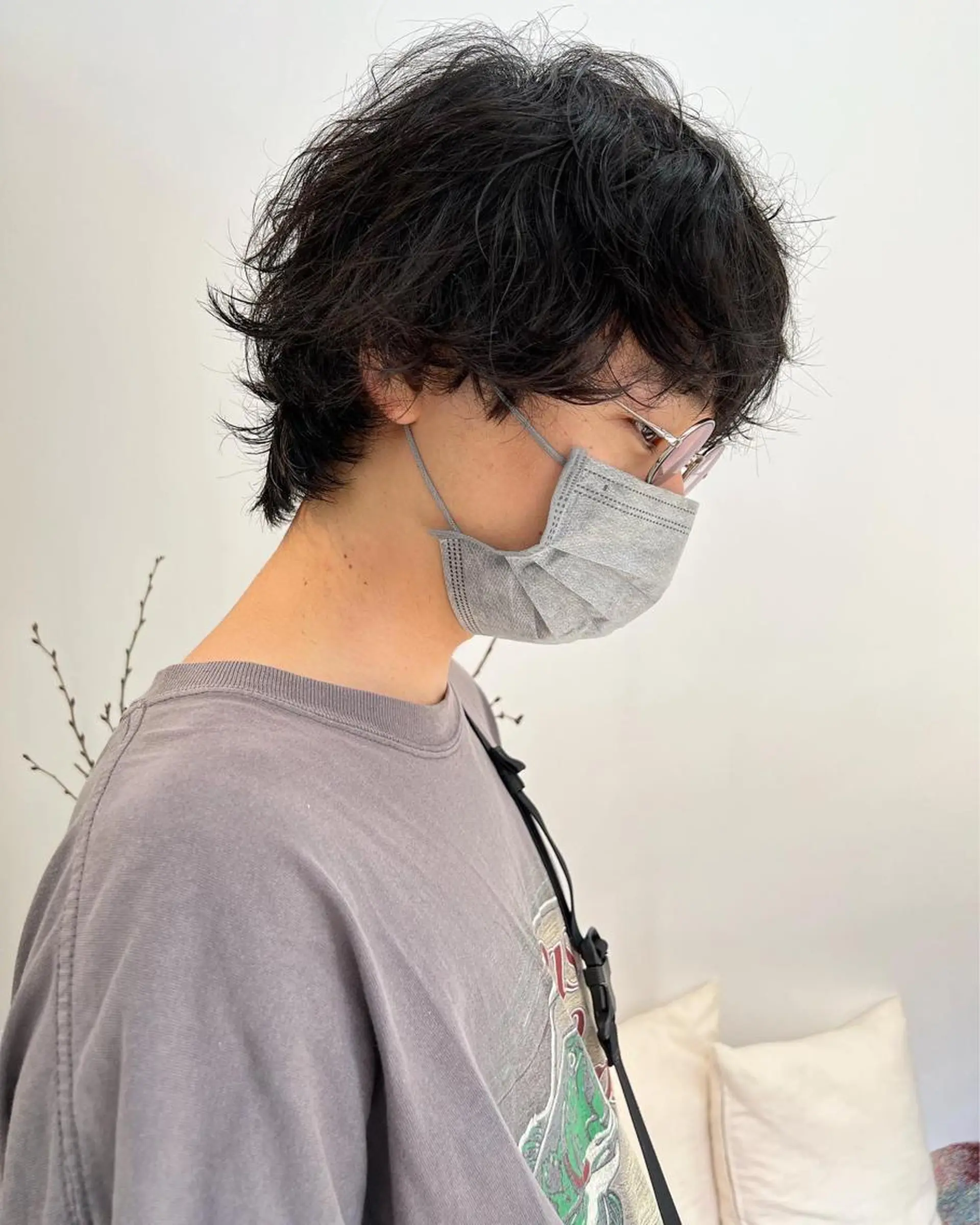 ミディアム カラー パーマ ヘアアレンジ メンズ 【池袋/スパイキー ショート】ⓝⓘⓜⓤのヘアスタイル